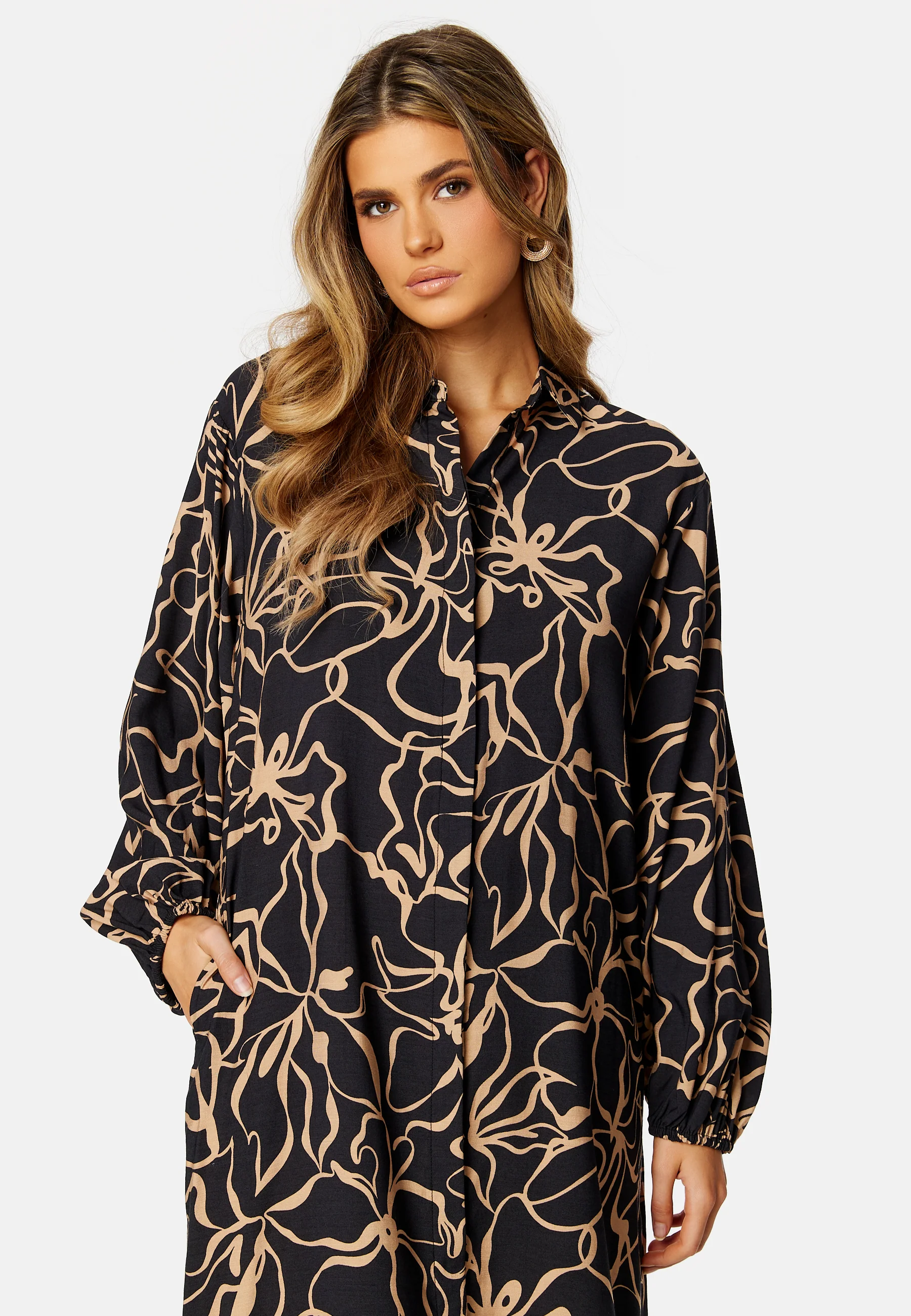 Tiana Baloon Shirt Dress - Image 4