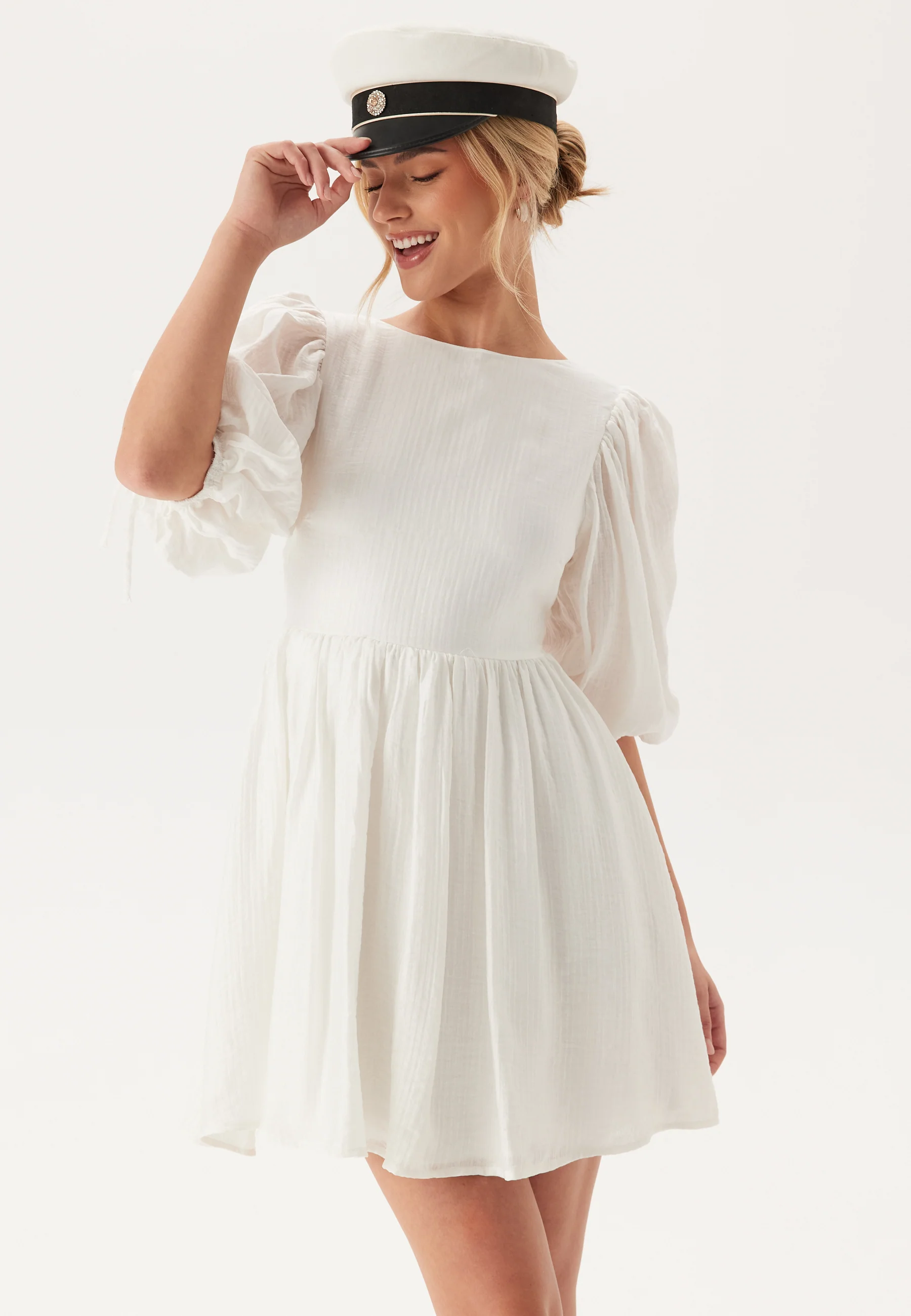 Tie Back Short Dress - Image 8