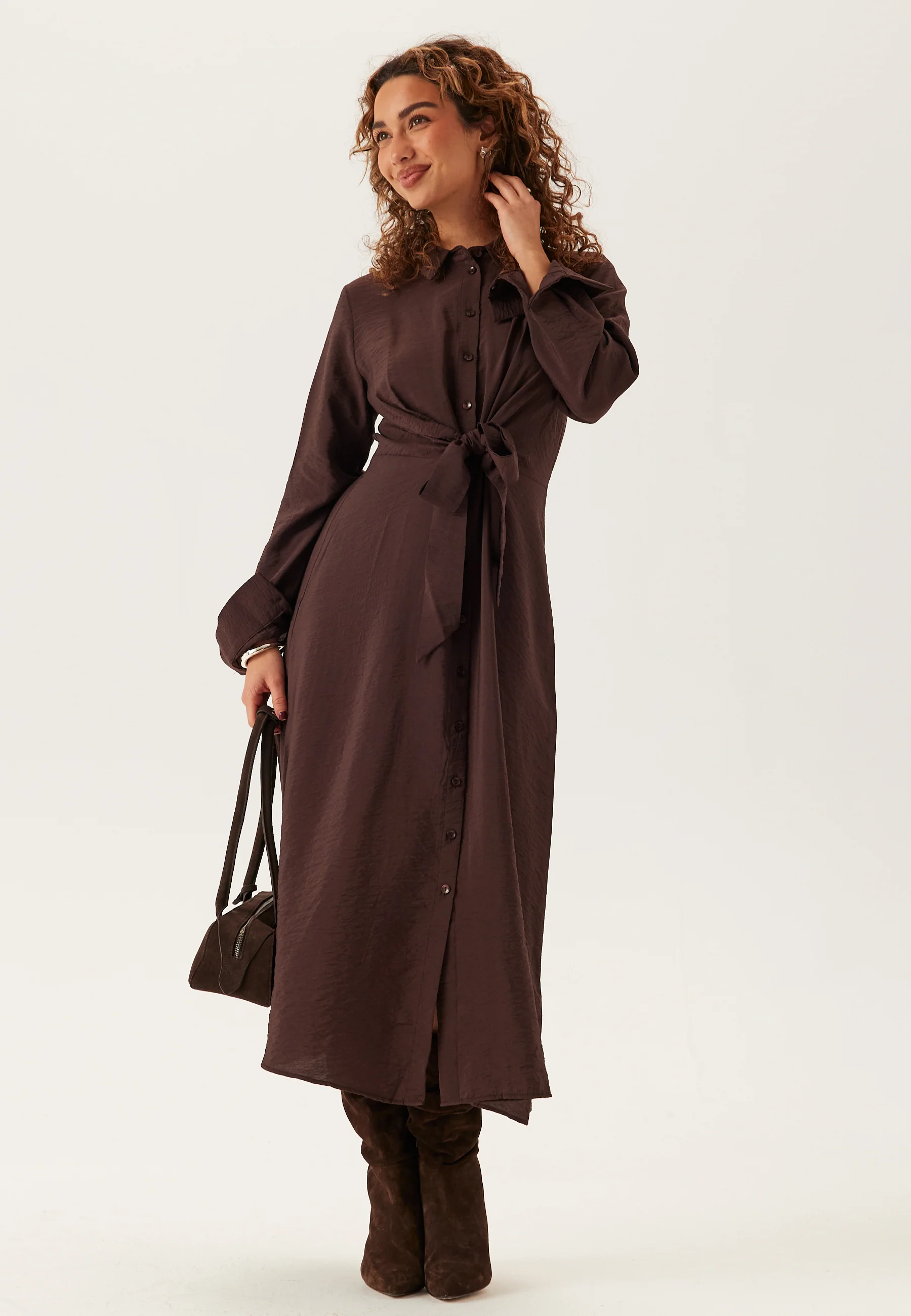 Tie Detail Shirt Dress