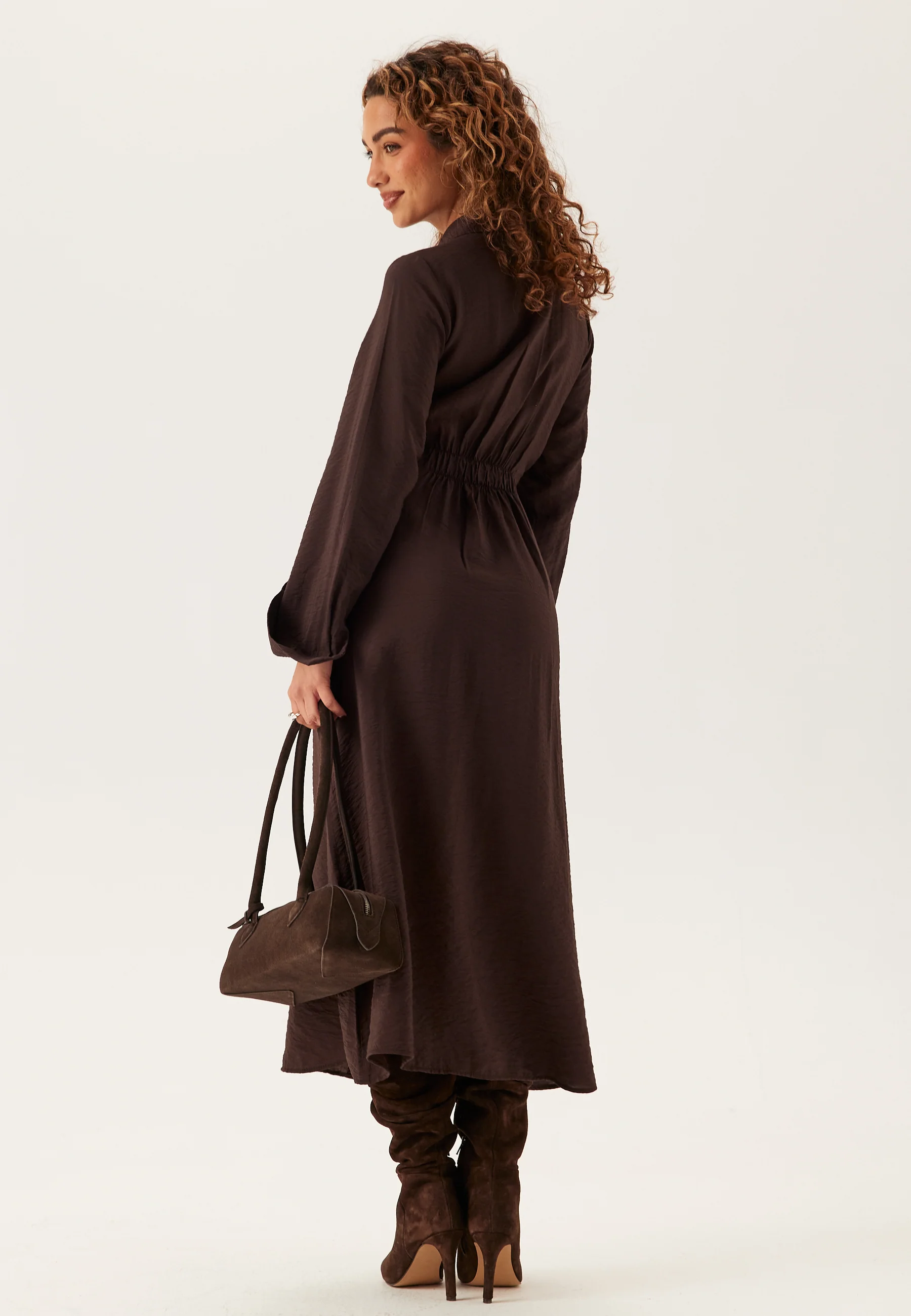 Tie Detail Shirt Dress - Image 2