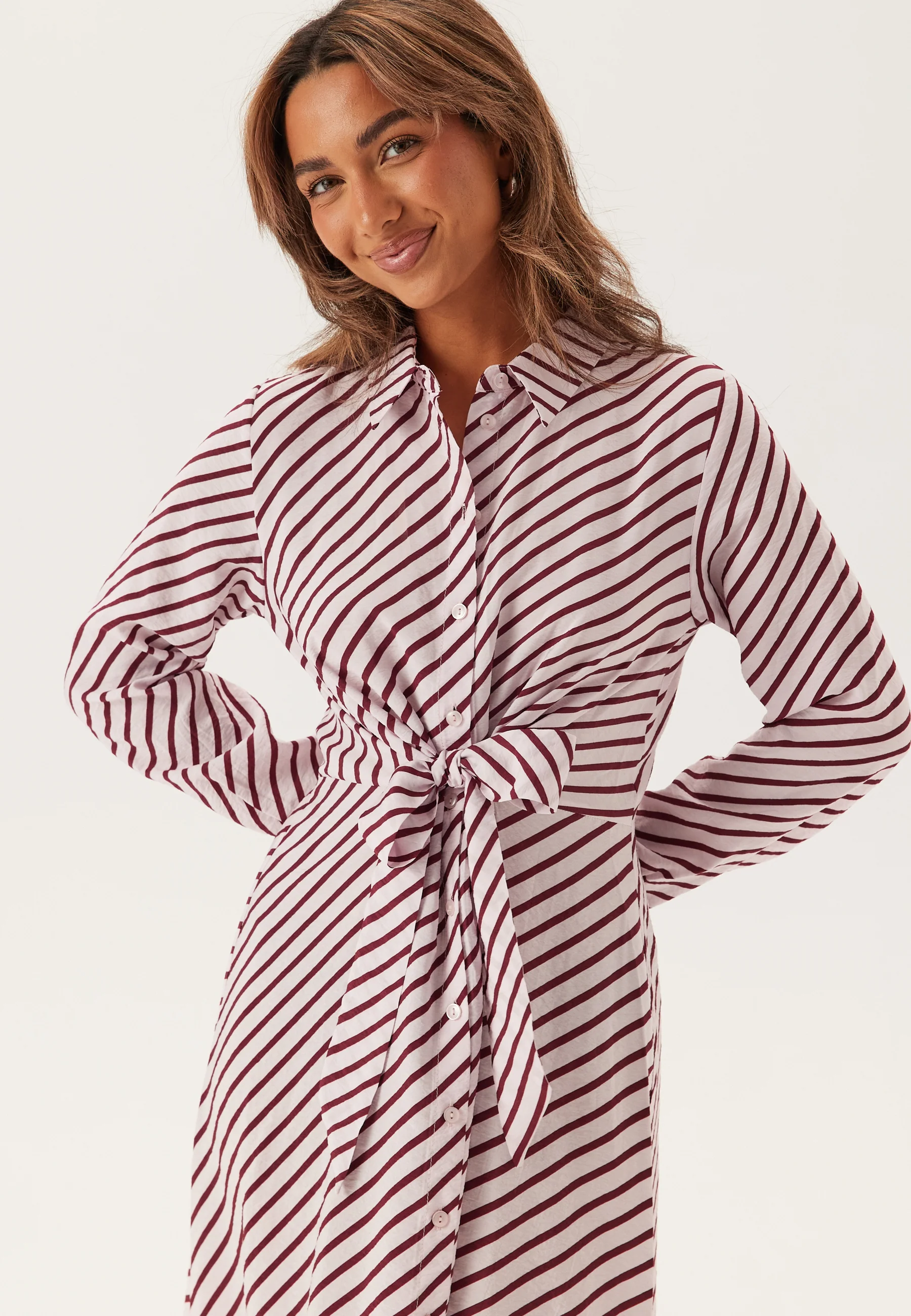 Tie Detail Shirt Dress - Image 5