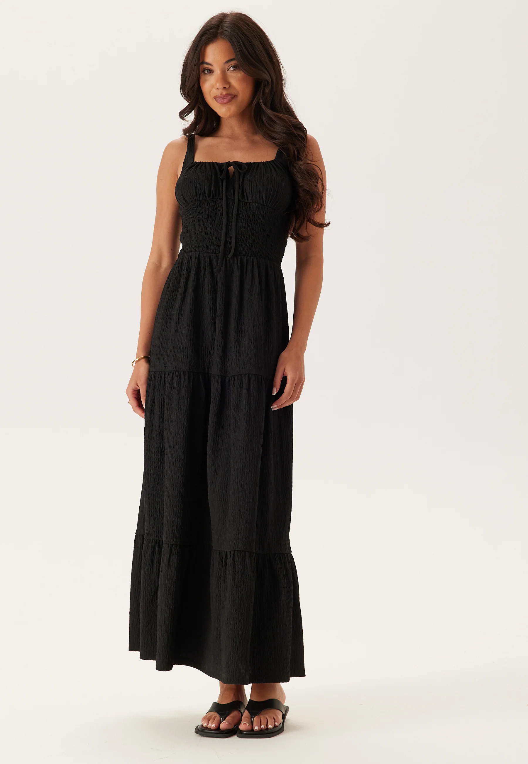 Tie Smock Dress - Image 4