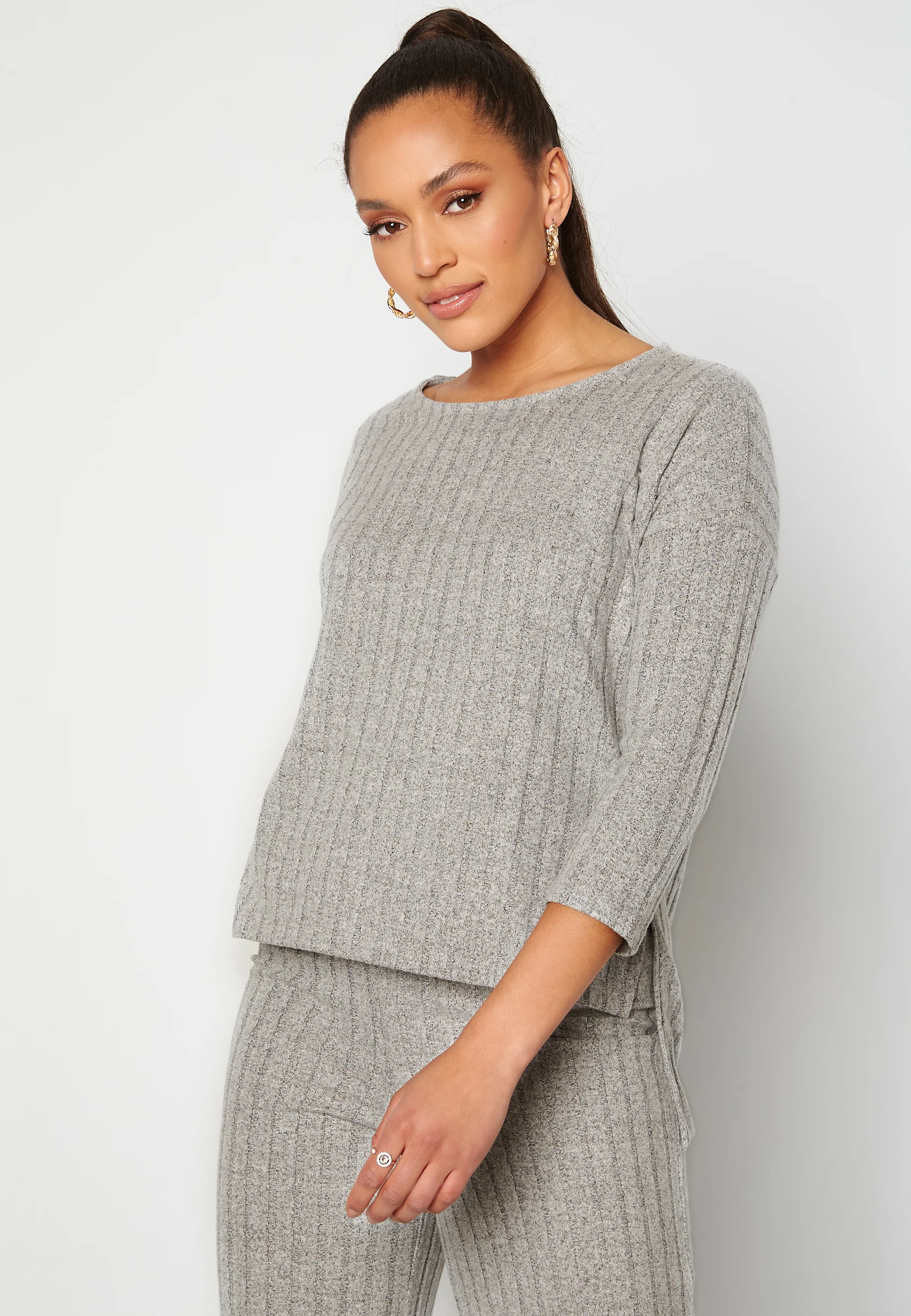 Tilda 3/4 Rib Blouse