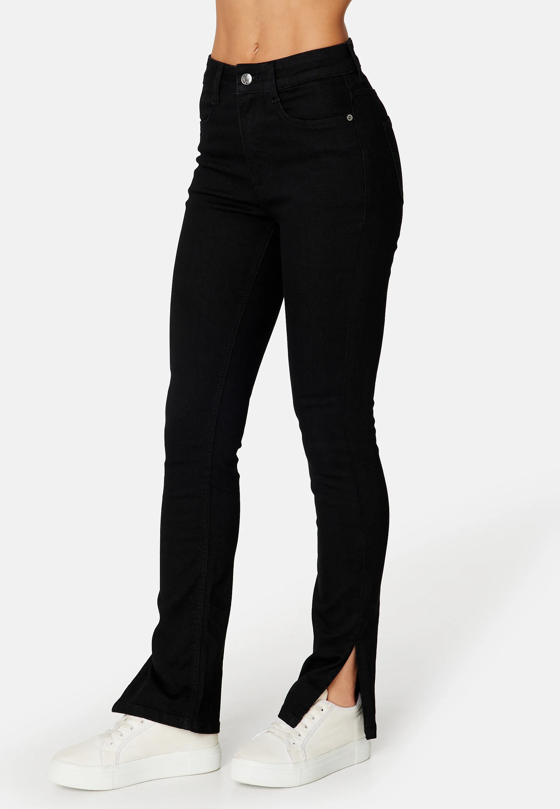 Tinnie  slit high waist jeans - Image 3
