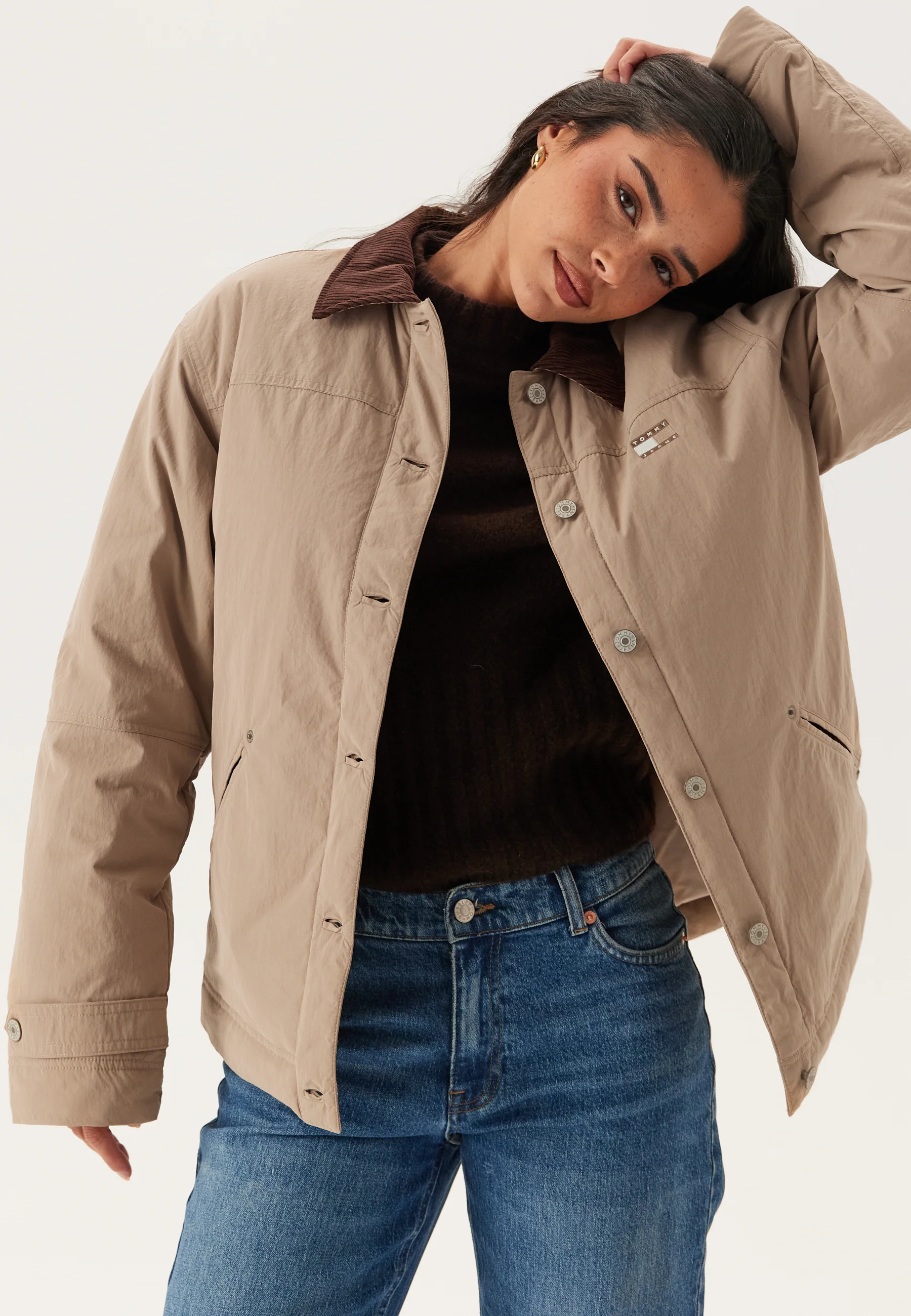 Tjw Cord Collar Chore Jacket - Image 3