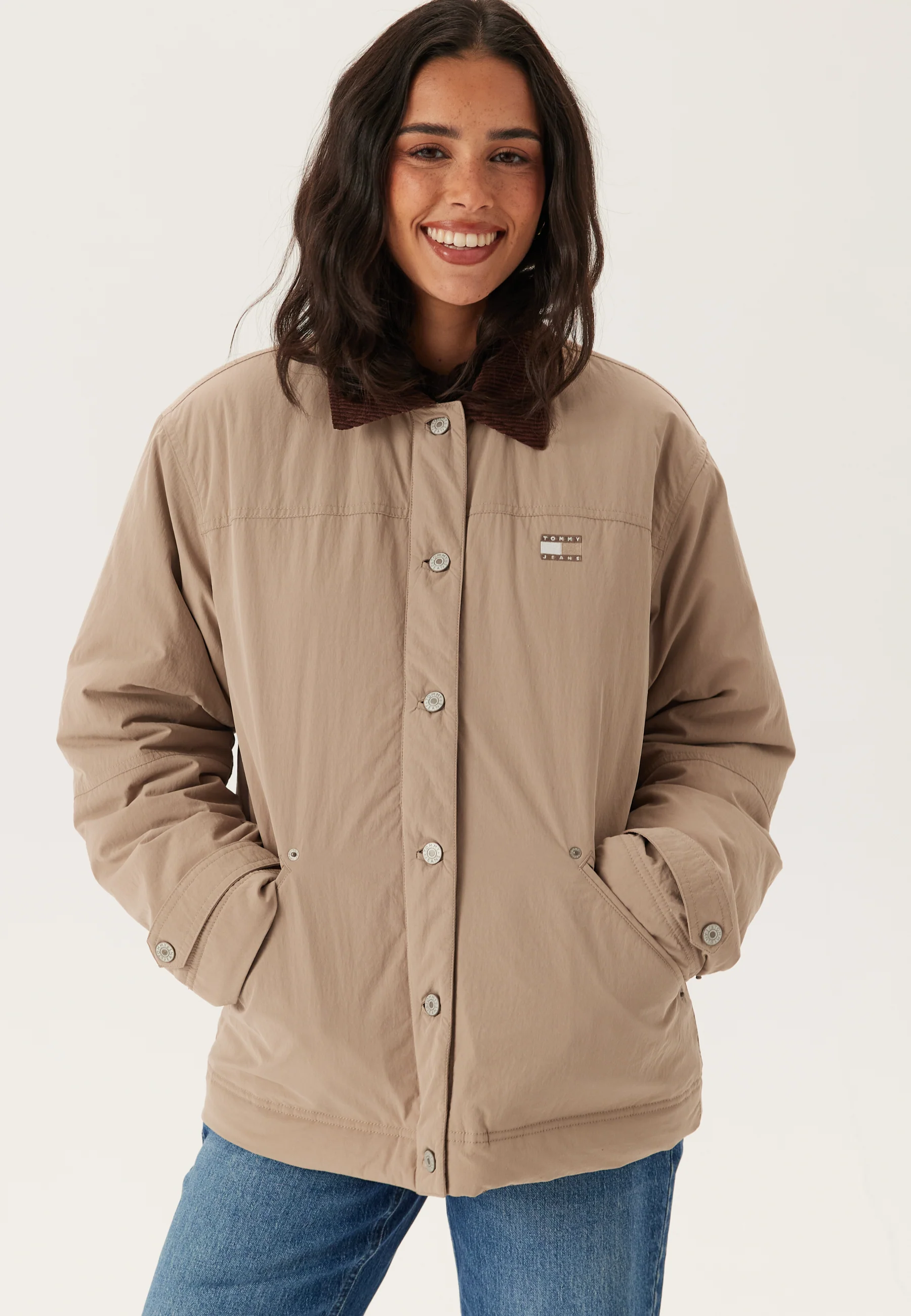 Tjw Cord Collar Chore Jacket - Image 4