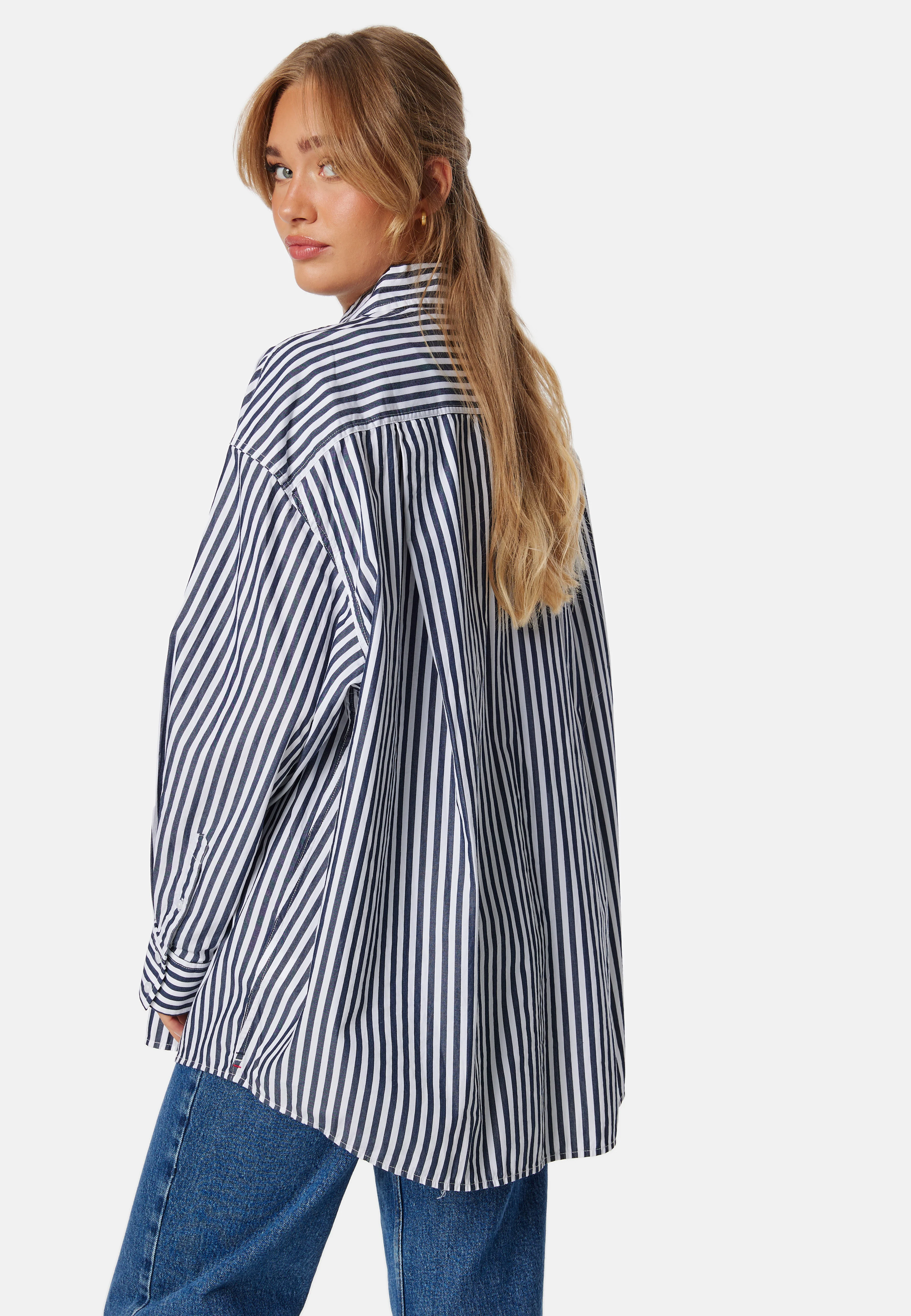 Tjw Ovs Pinstripe Shirt - Image 2
