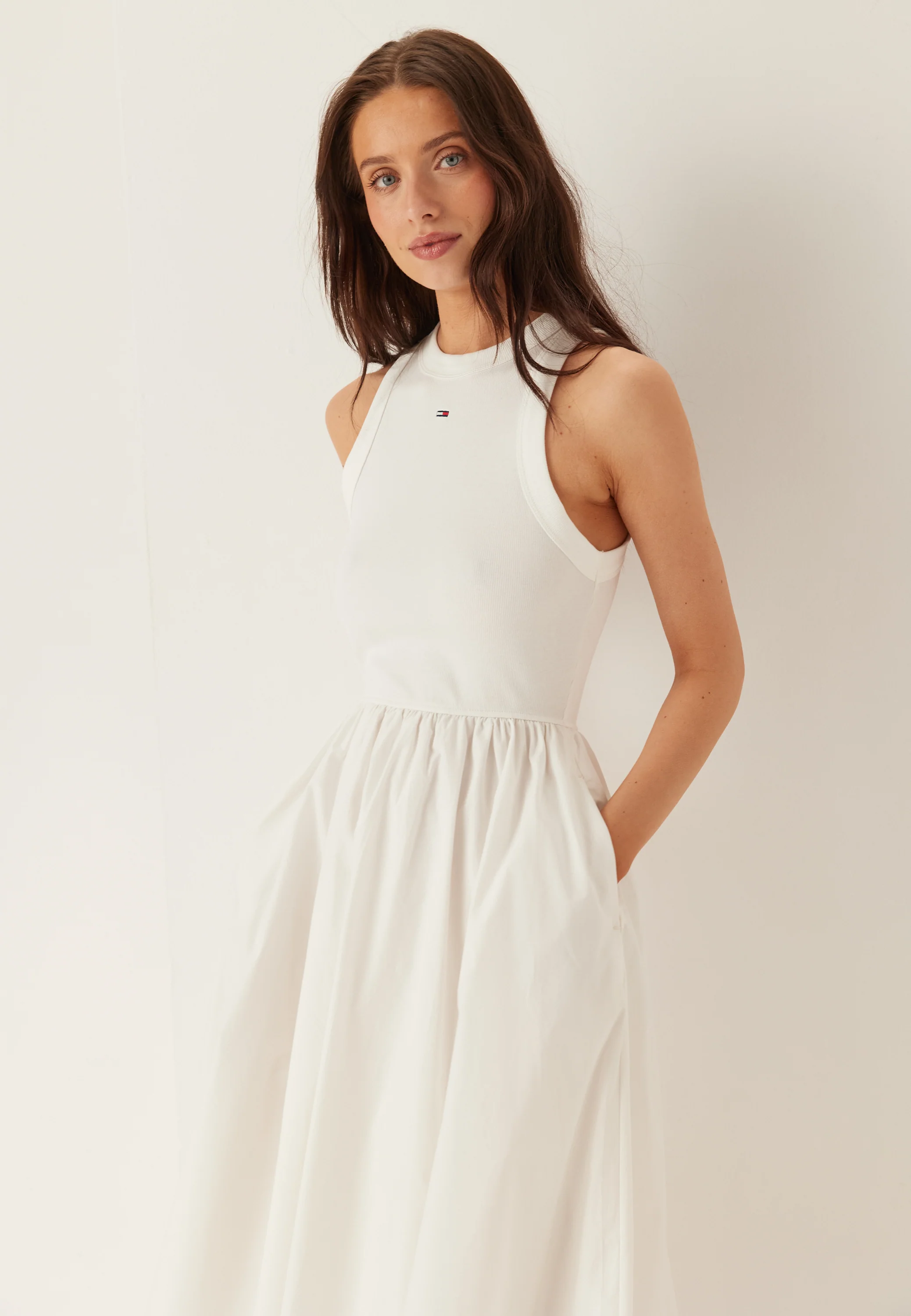 Tjw Rib Poplin Tank Dress Ext - Image 4