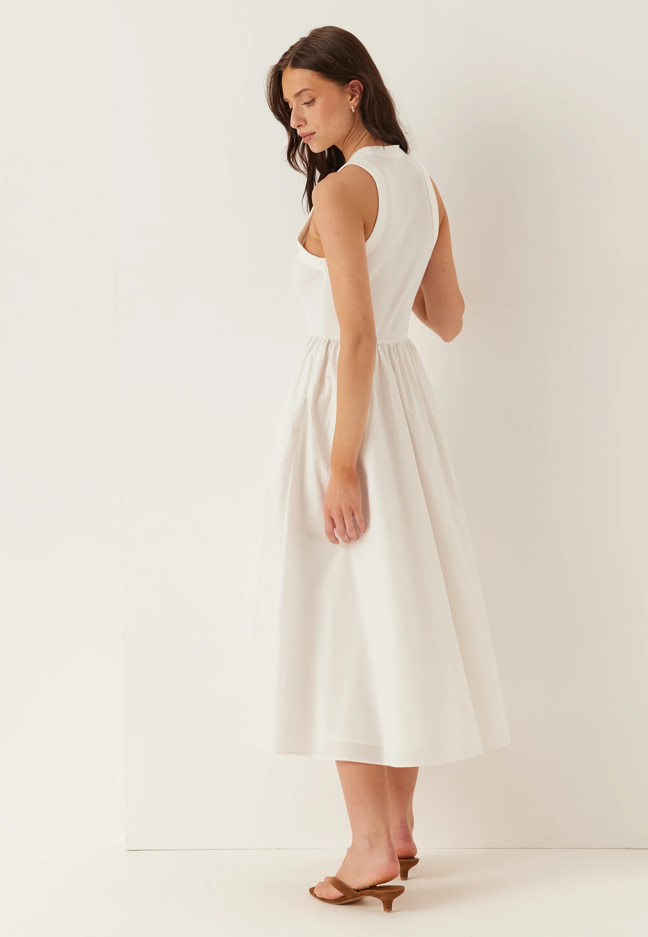 Tjw Rib Poplin Tank Dress Ext - Image 5