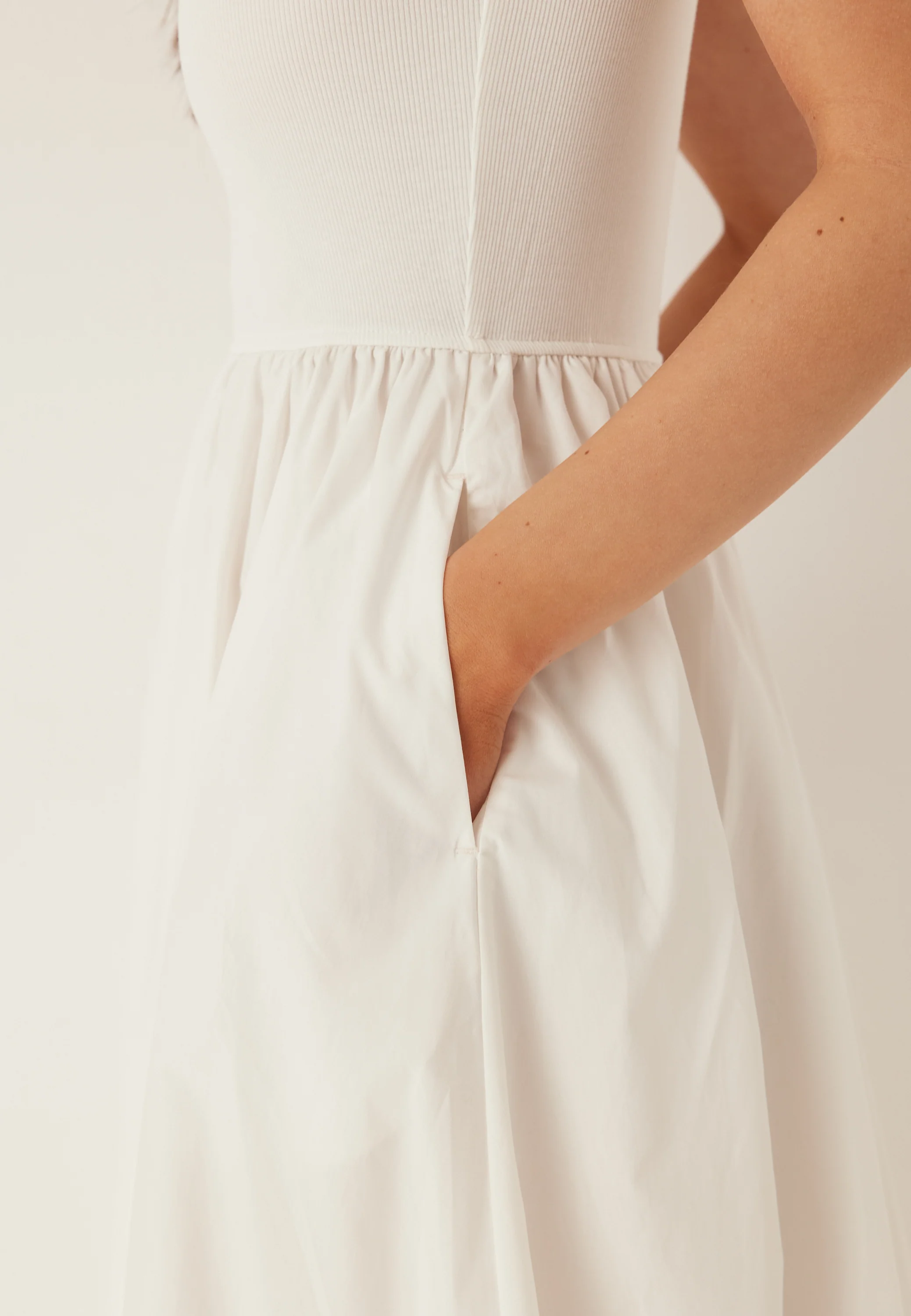 Tjw Rib Poplin Tank Dress Ext - Image 6