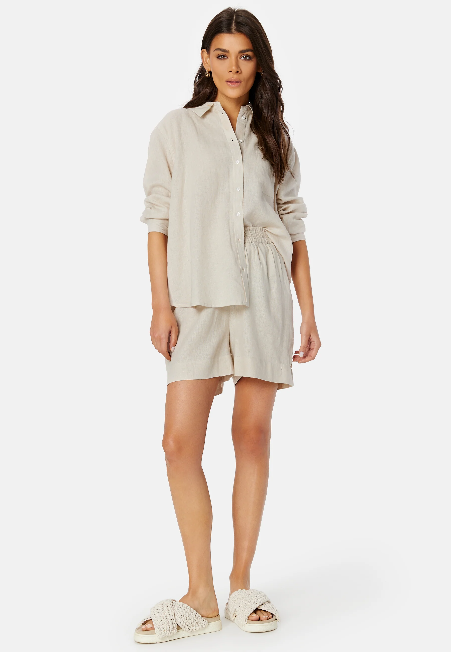 Tokyo HW Linen Blend Shorts