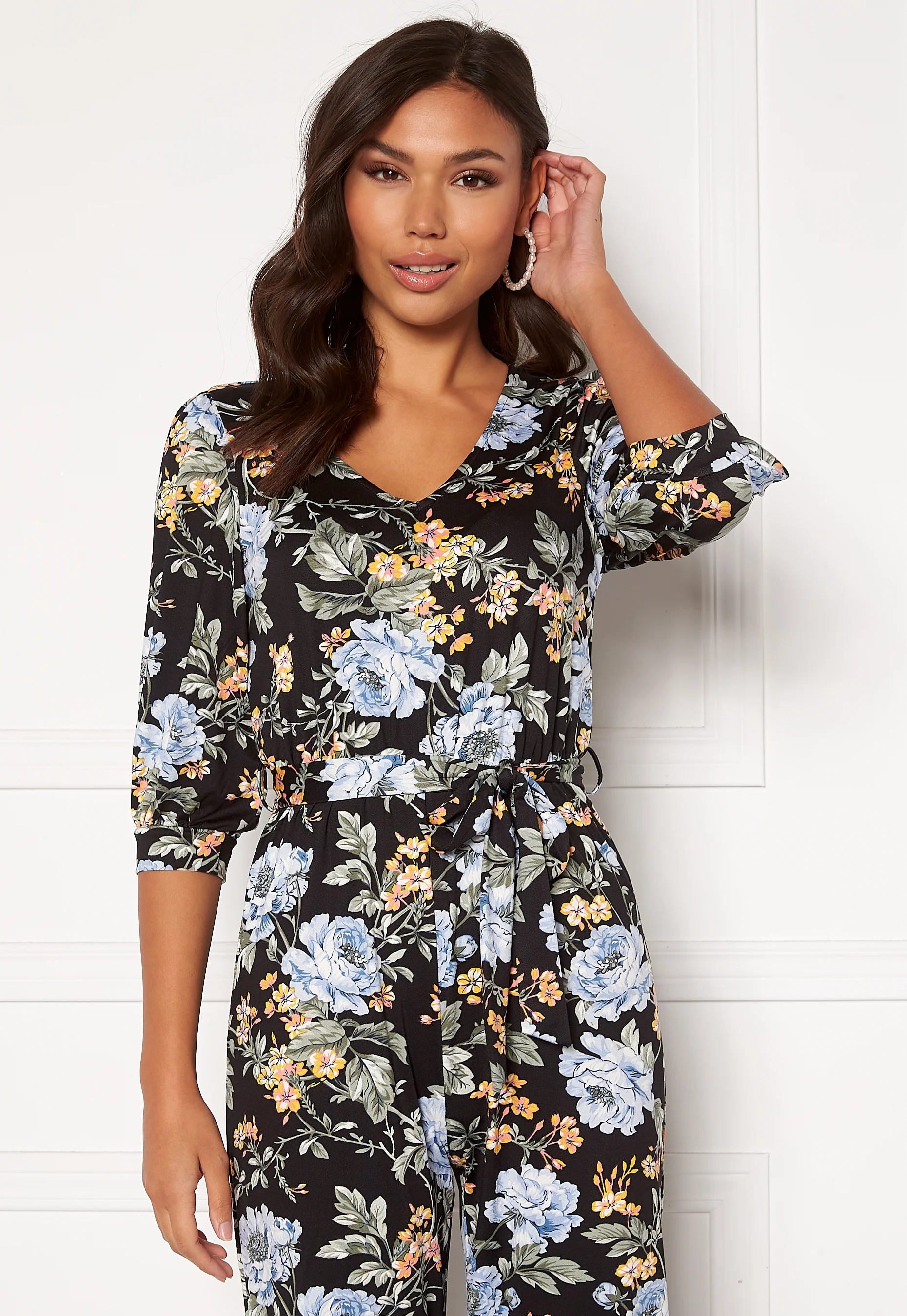 Tova puff v-neck jumpsuit - Image 3