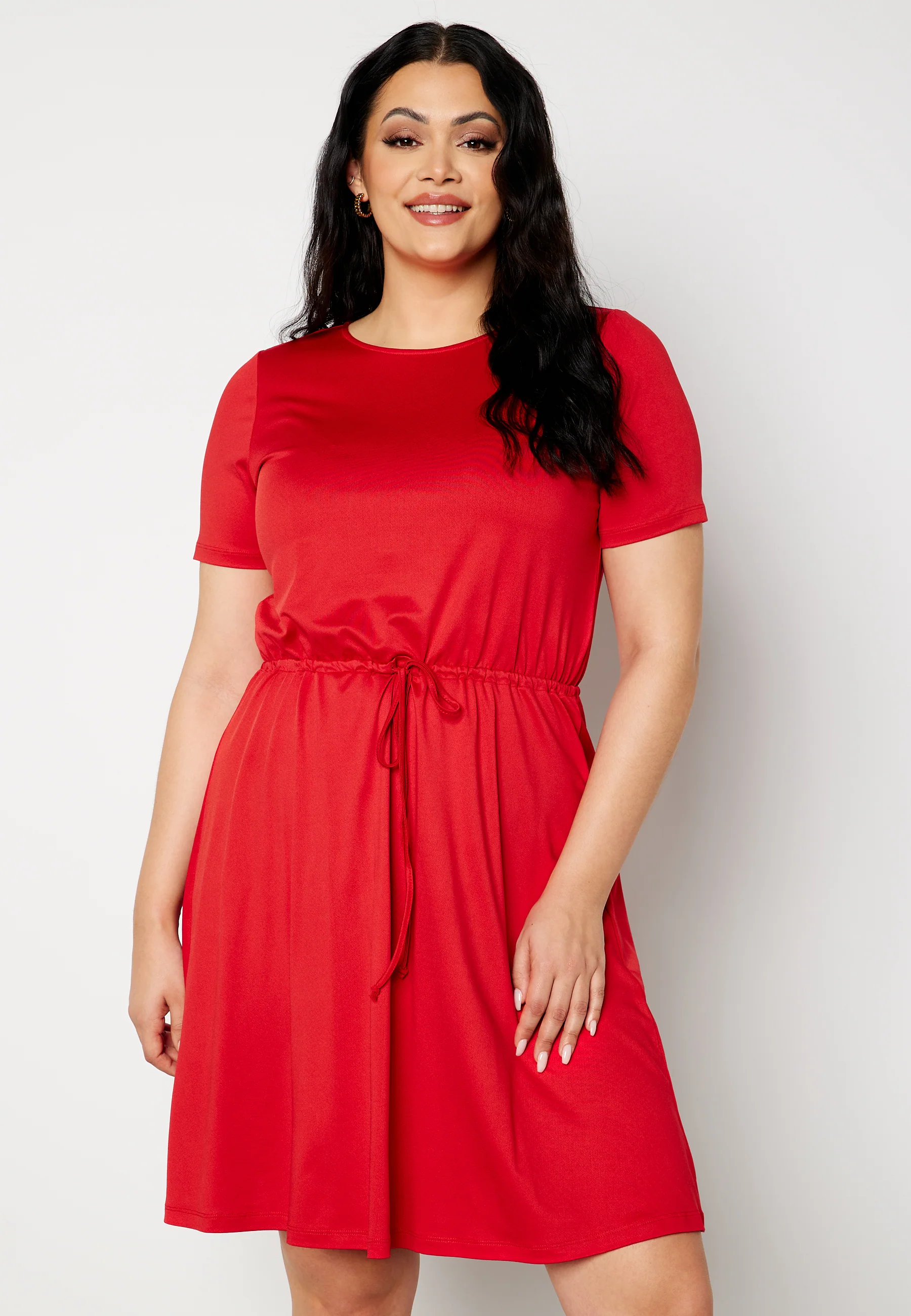 Tova short sleeve drawstring dress - Image 5