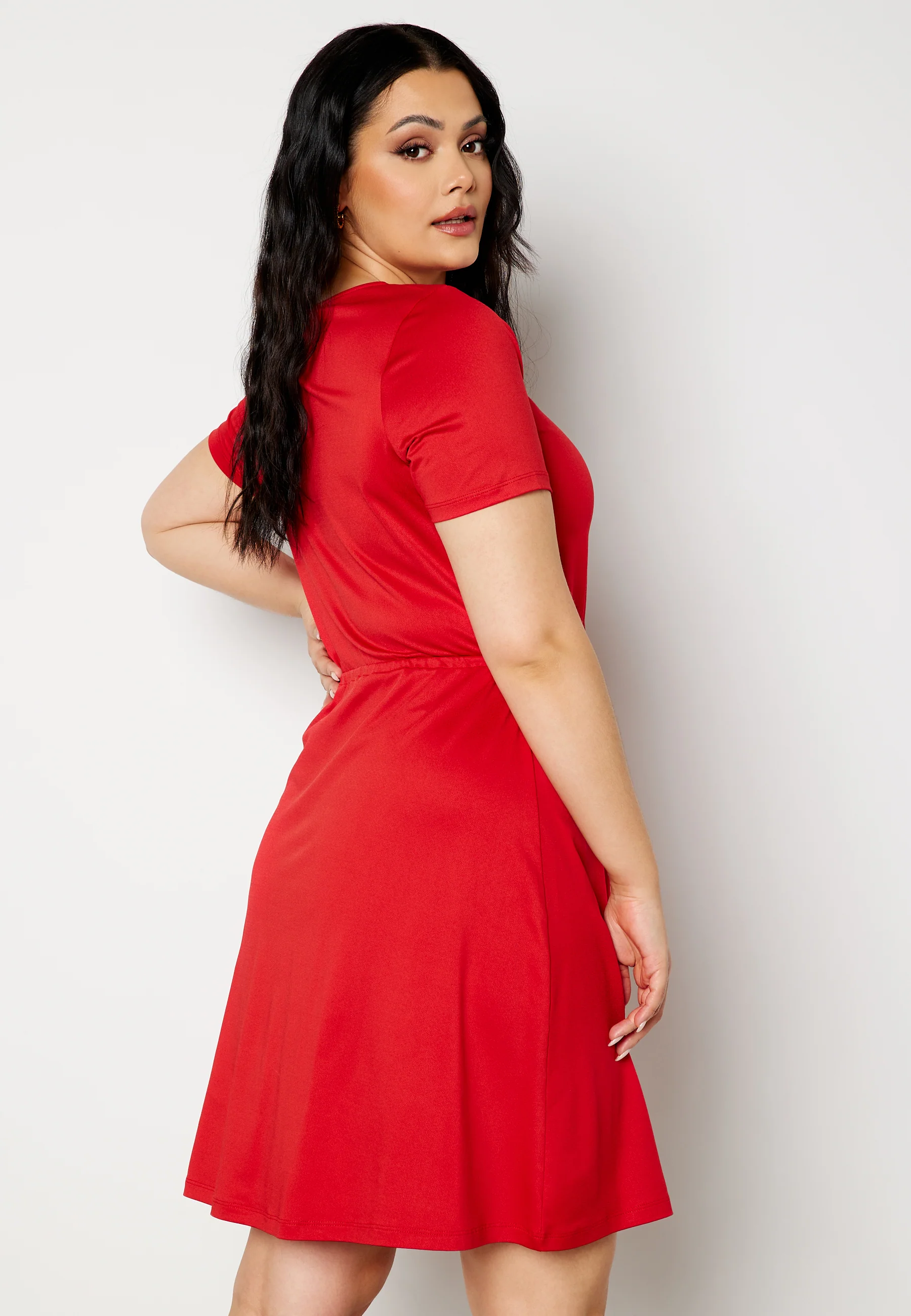 Tova short sleeve drawstring dress - Image 7