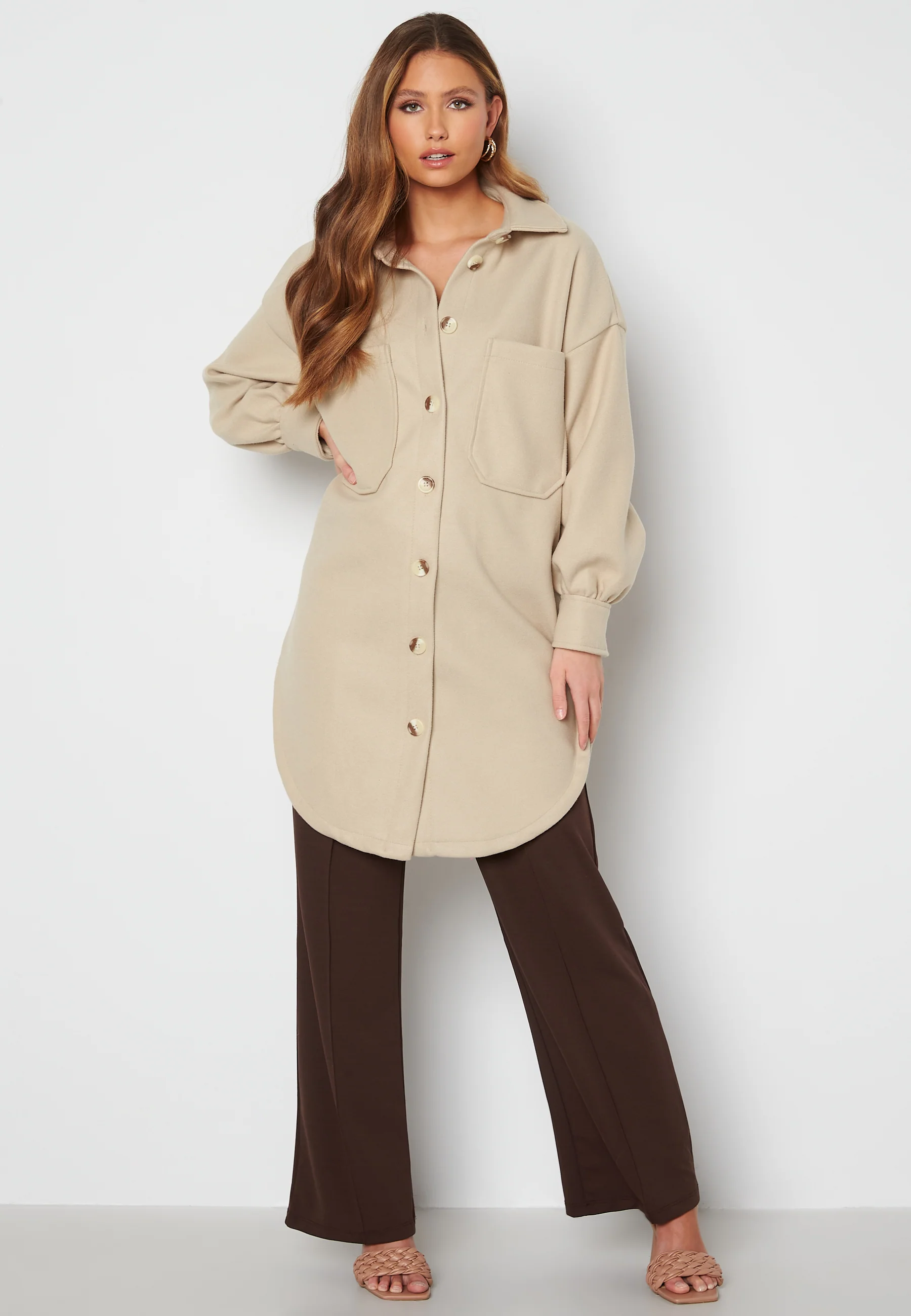 Trillion L/S Oversize Shacket - Image 2
