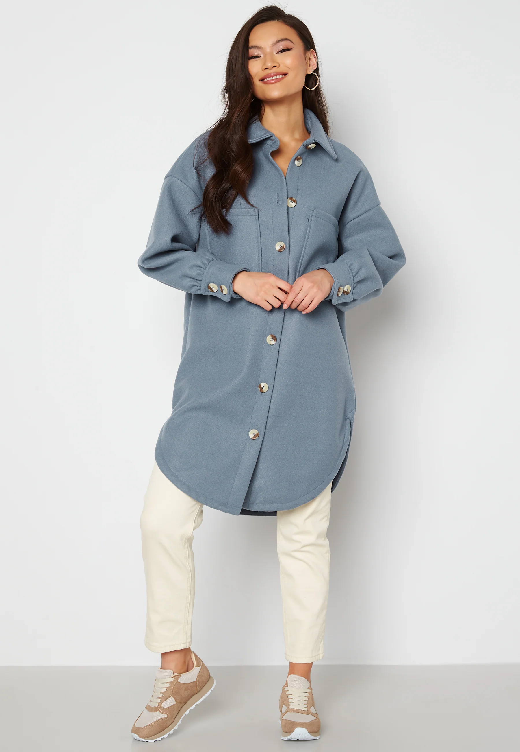Trillion L/S Oversize Shacket - Image 3