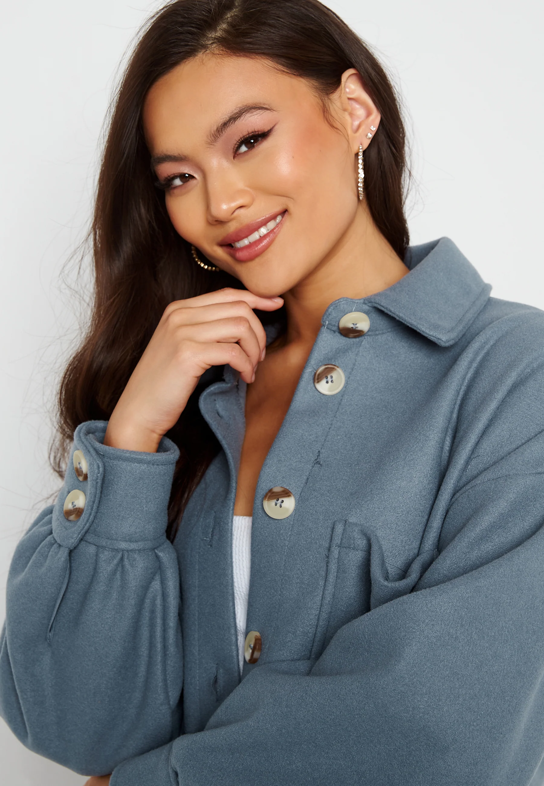 Trillion L/S Oversize Shacket - Image 5