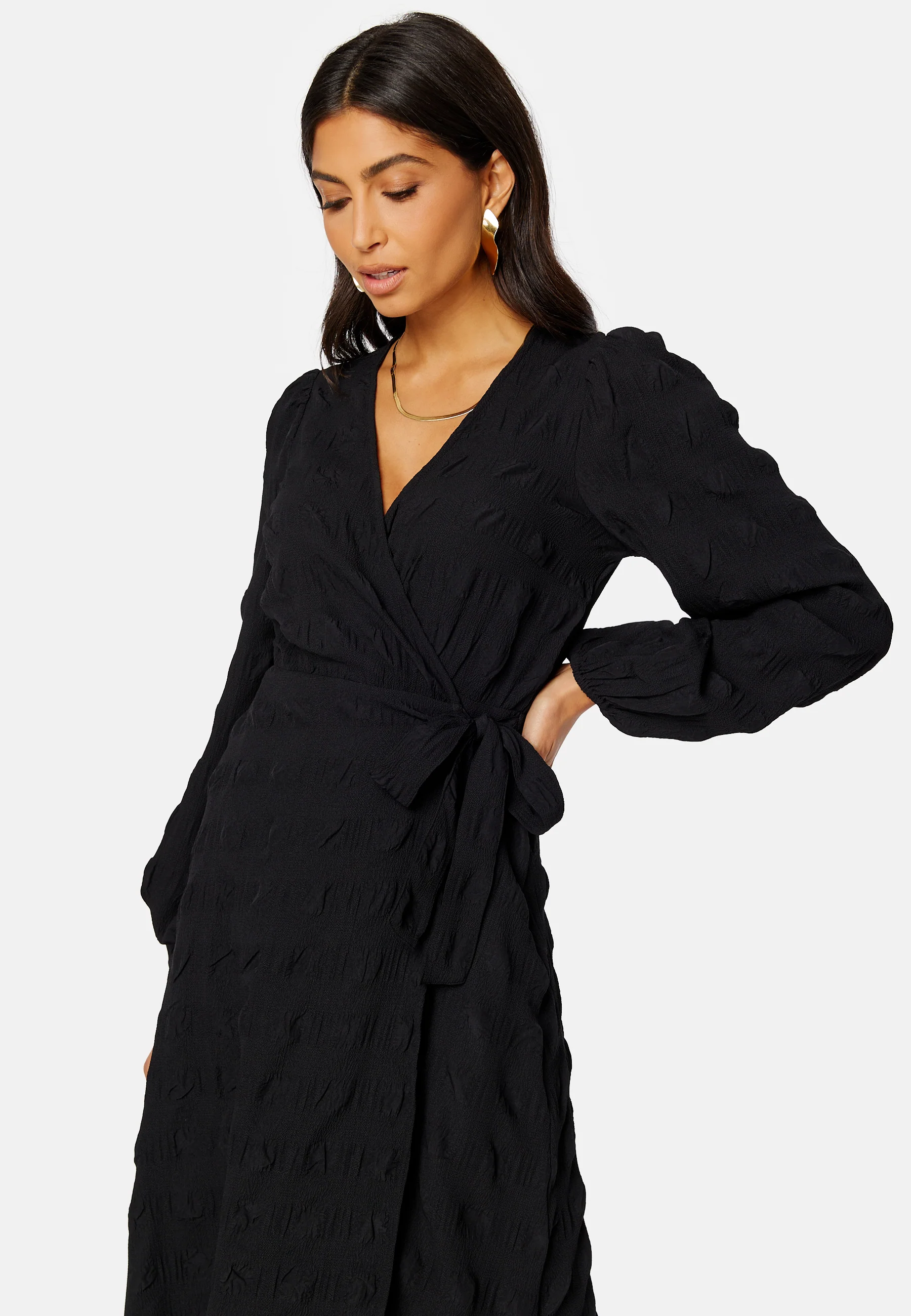 Triniti midi wrap dress - Image 3