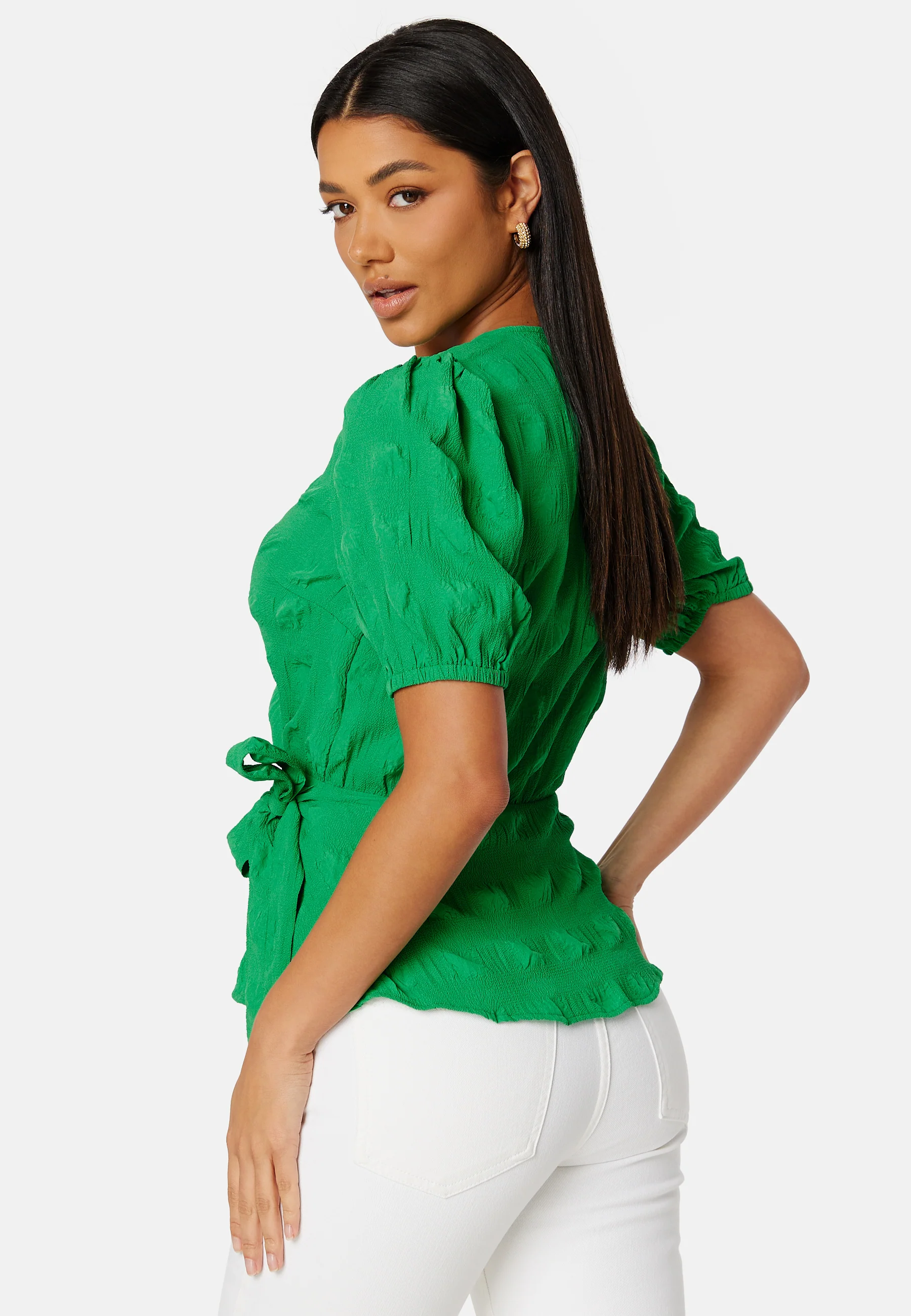 Triniti ss wrap blouse - Image 4