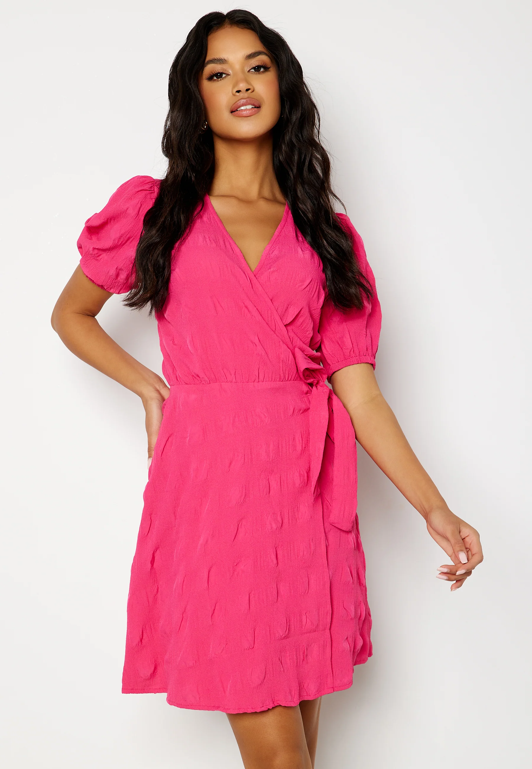 Triniti ss wrap dress