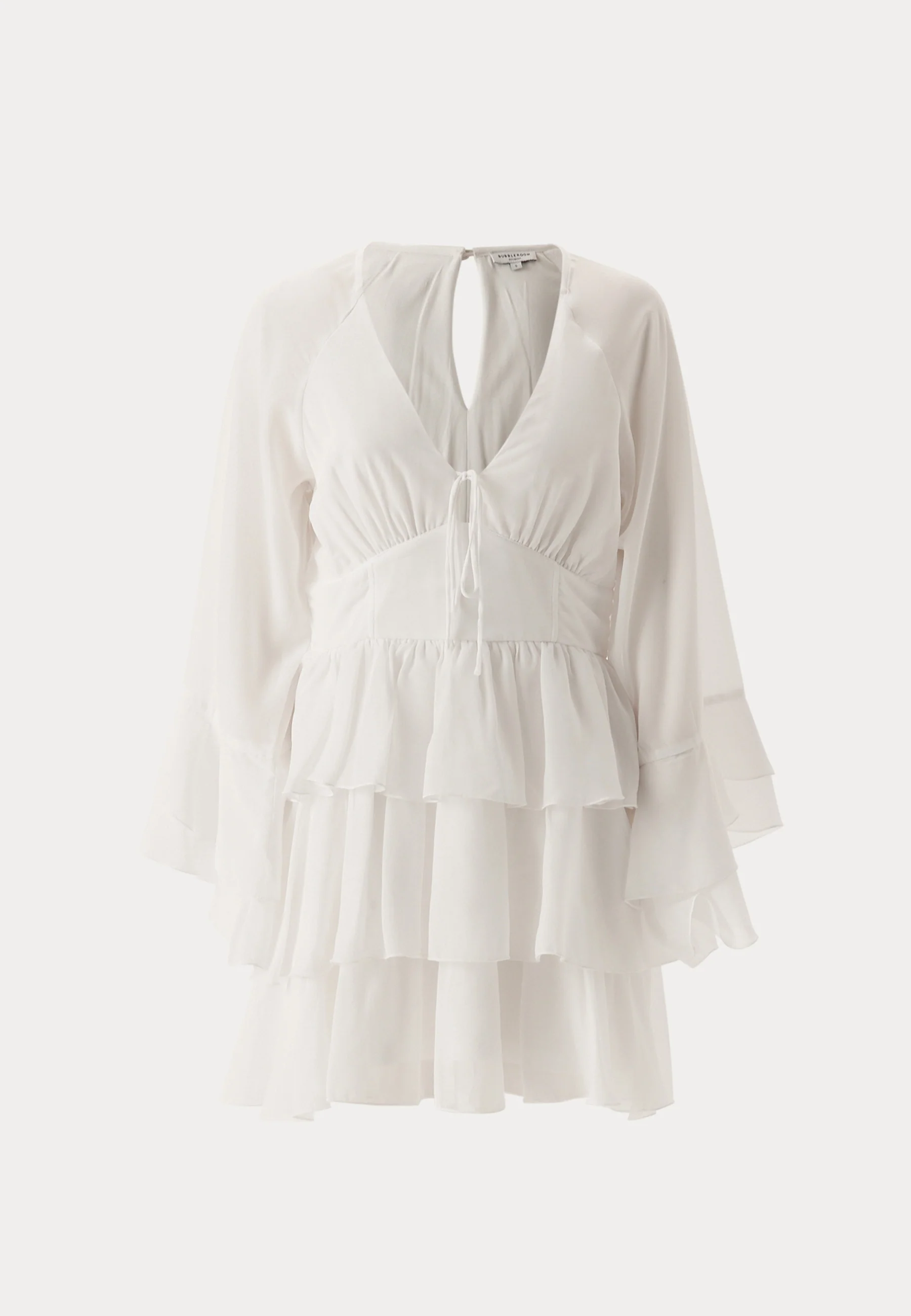 Triple Flounce Short Dress - Image 7