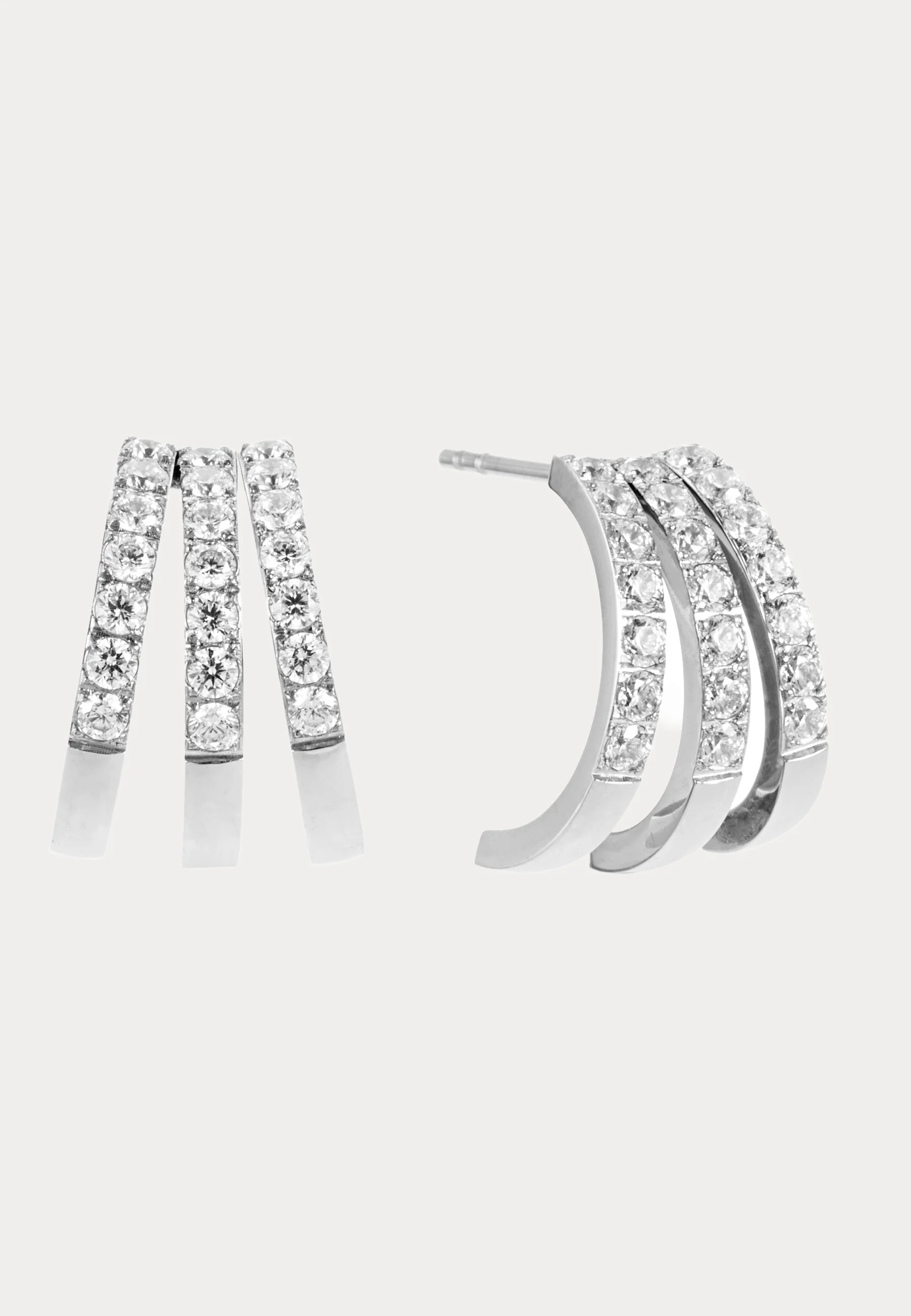 Trippel Crystal Earring - Image 2