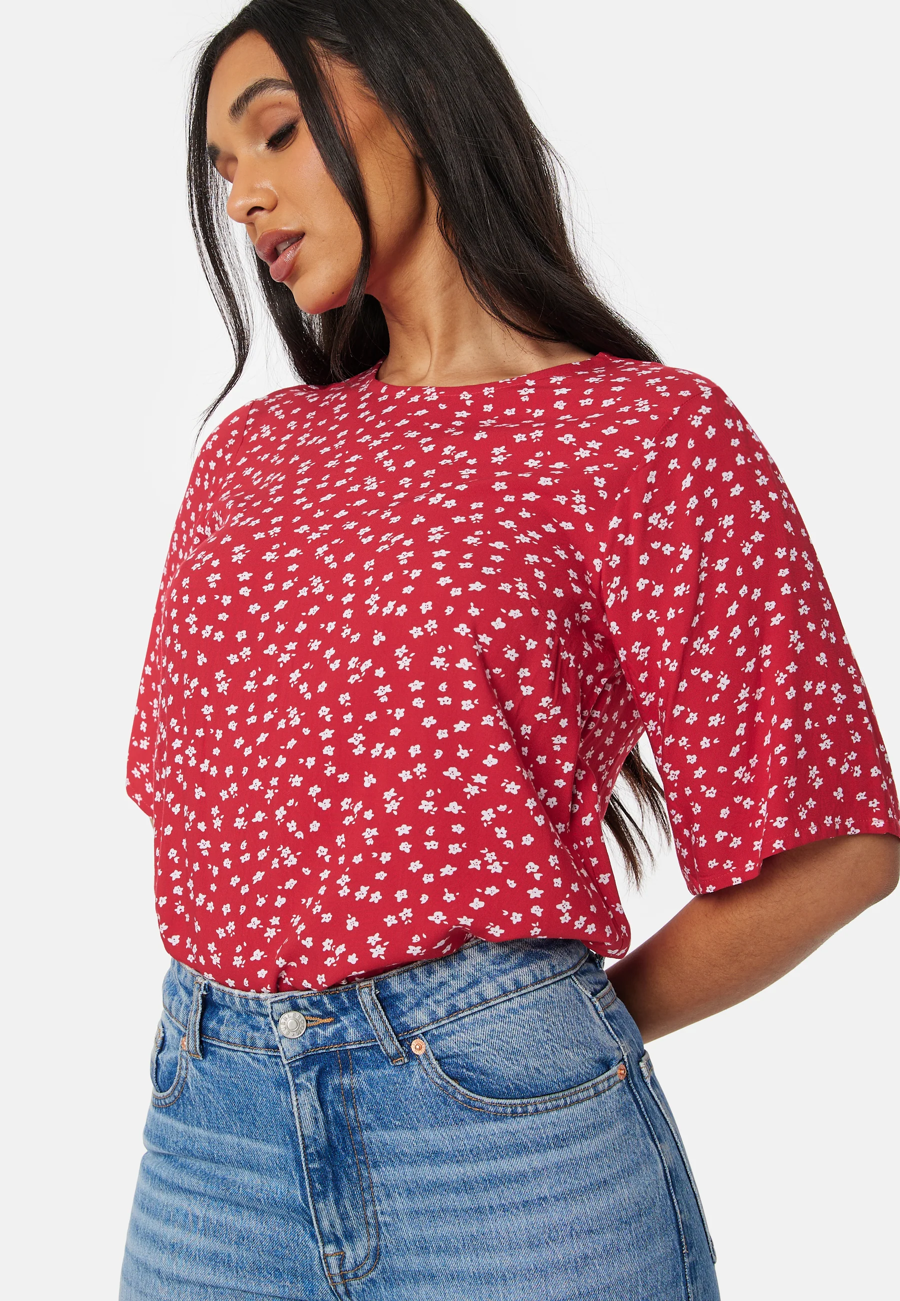 Tris butterfly sleeve  blouse