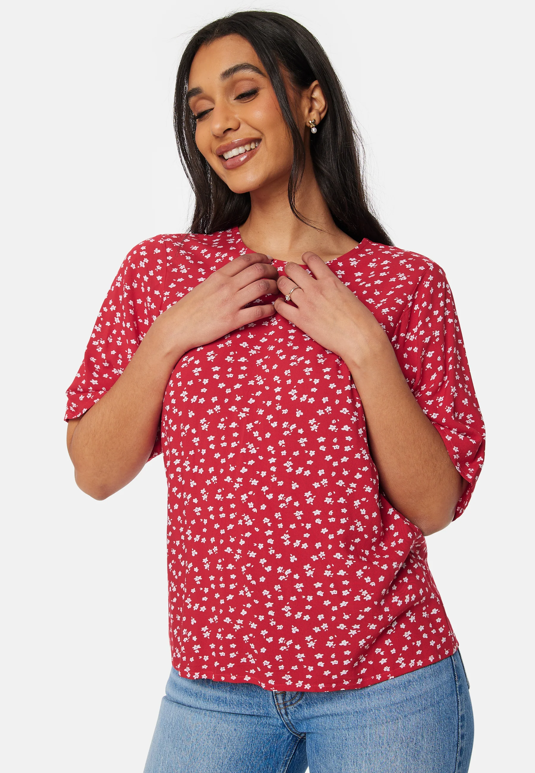 Tris butterfly sleeve  blouse - Image 4