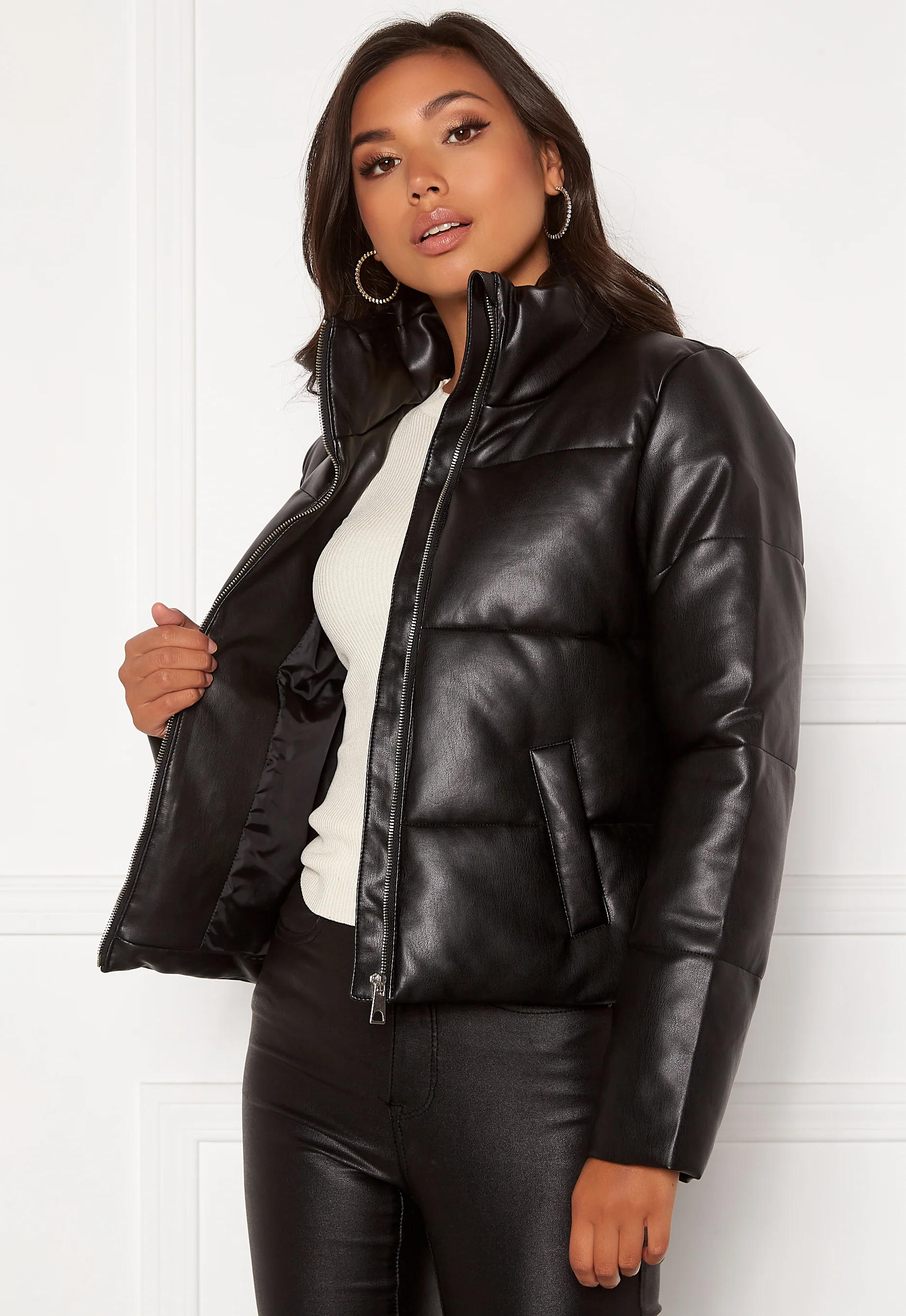 Trixie Faux Leather Jacket - Image 2