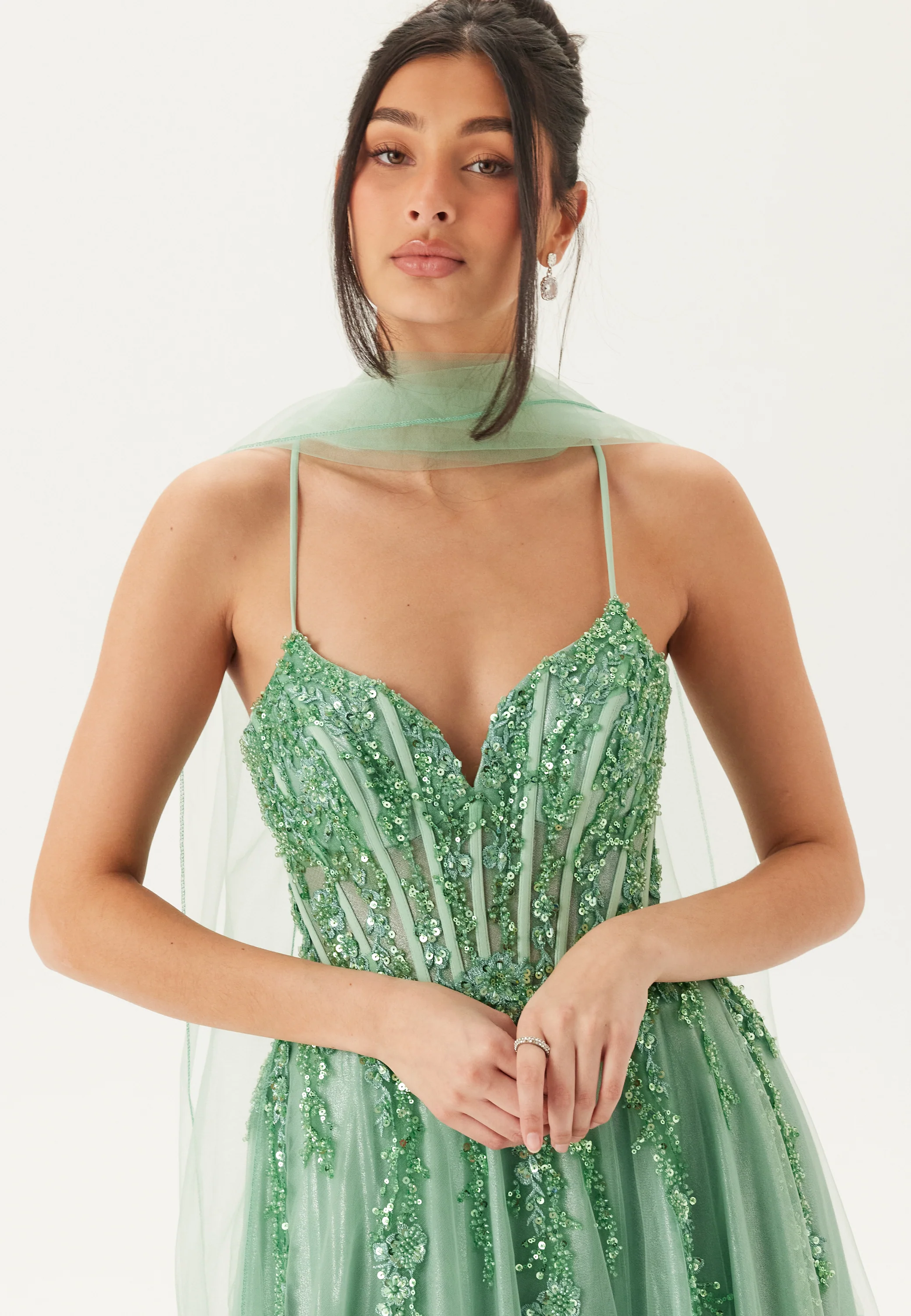 Tulle Evening Dress - Image 8