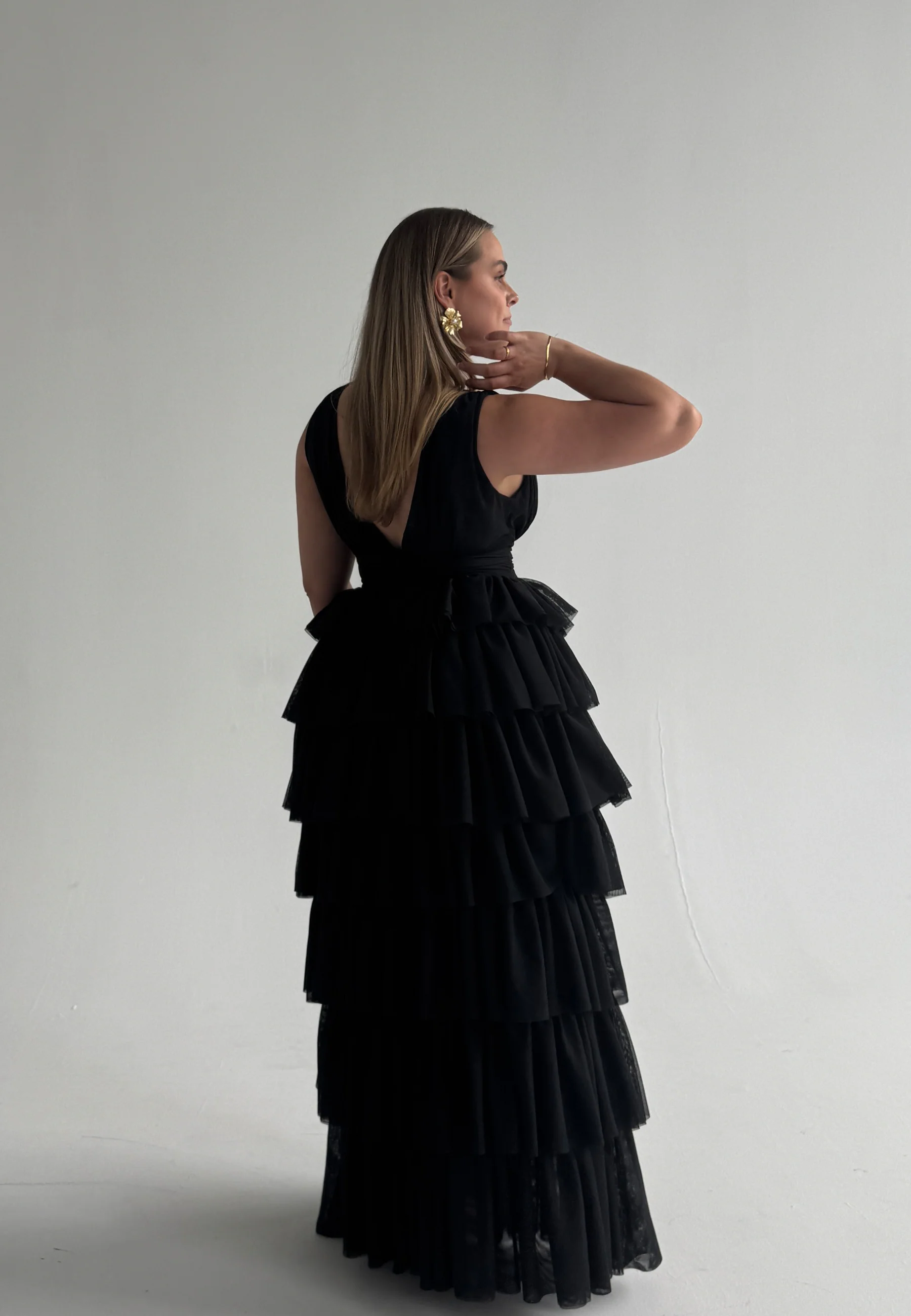 Tulle Frill Gown - Image 7
