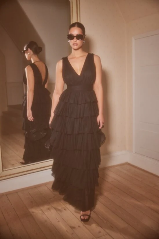 Tulle Frill Gown - Image 5