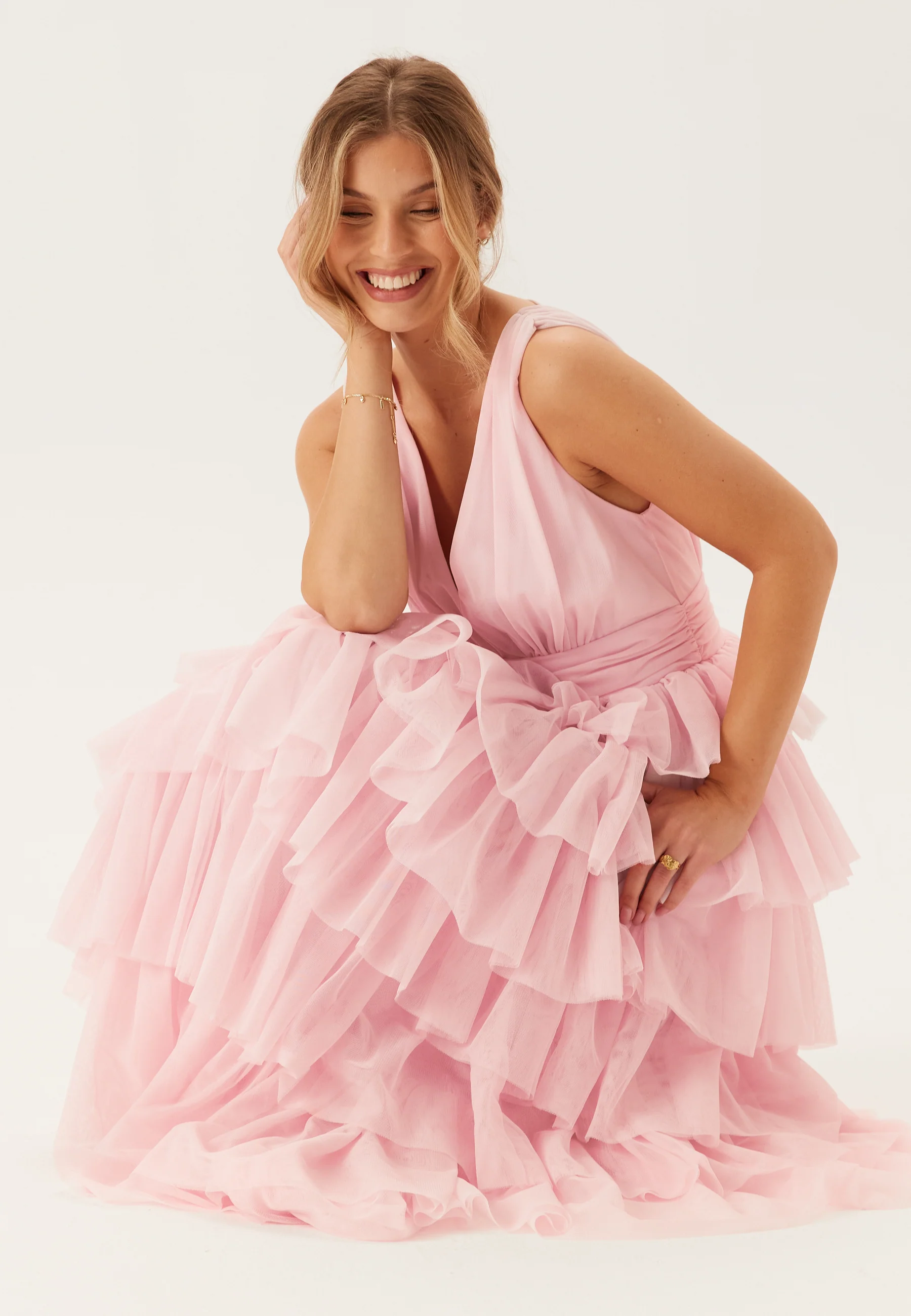 Tulle Frill Gown - Image 2