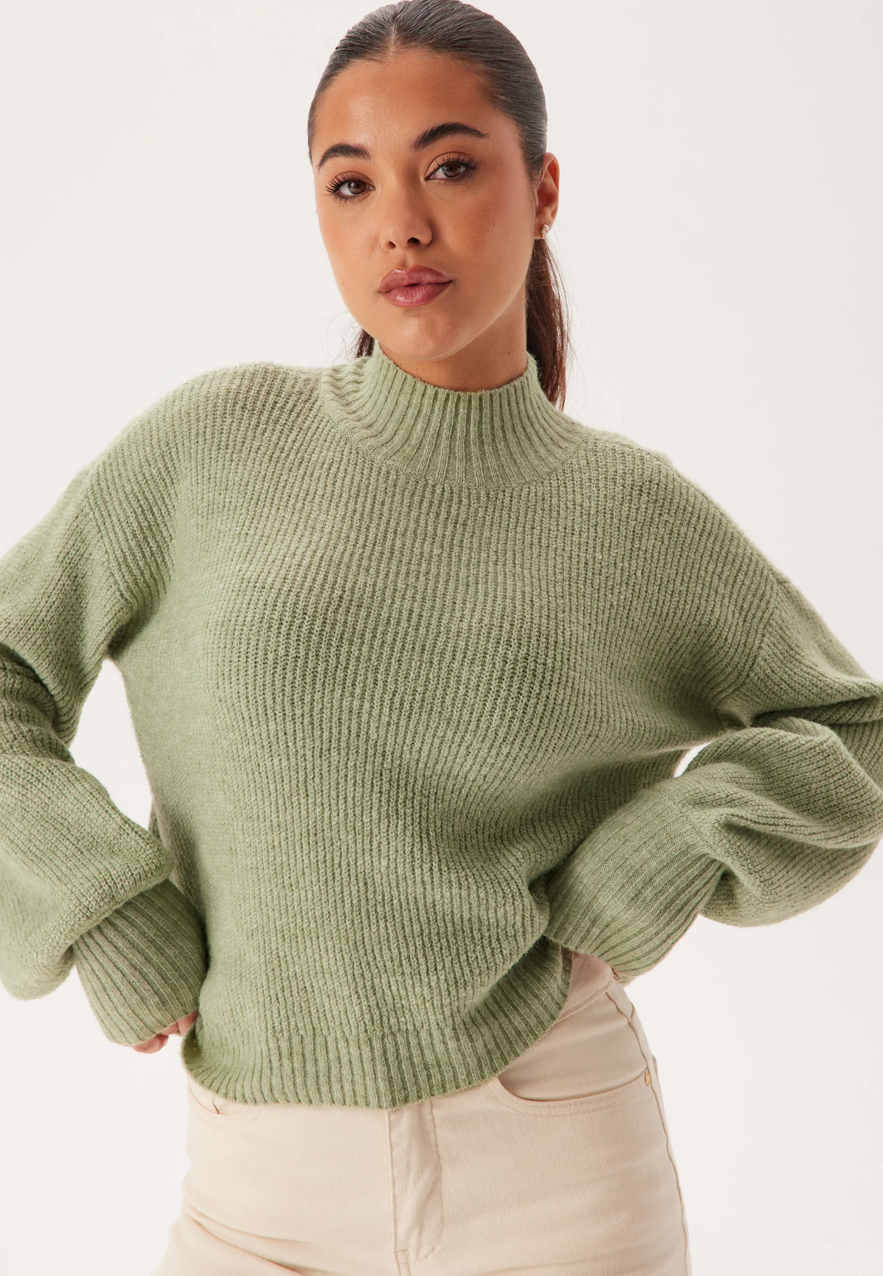 Turtleneck Knitted Sweater - Image 2