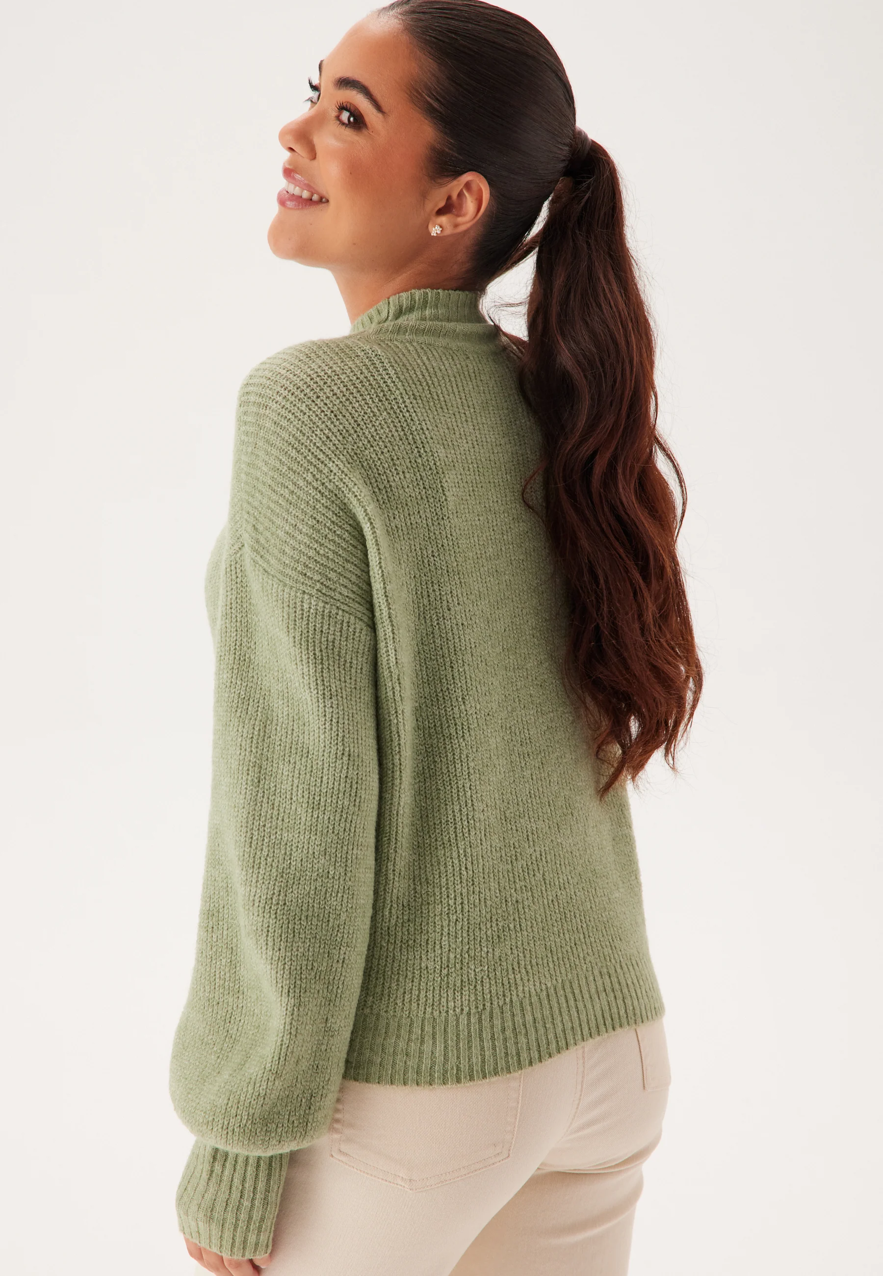 Turtleneck Knitted Sweater - Image 3