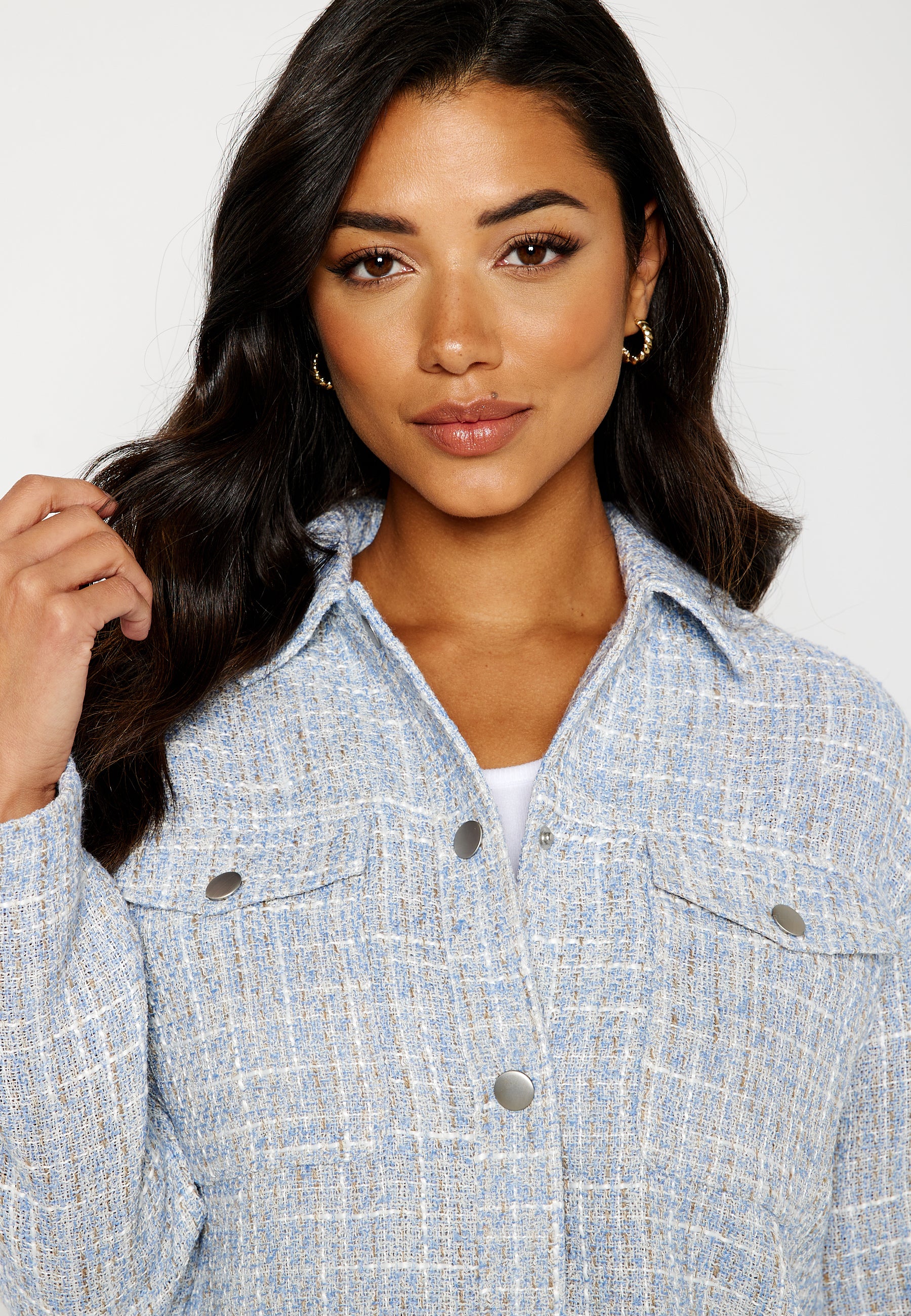 Tweeda L/S Shacket - Image 4