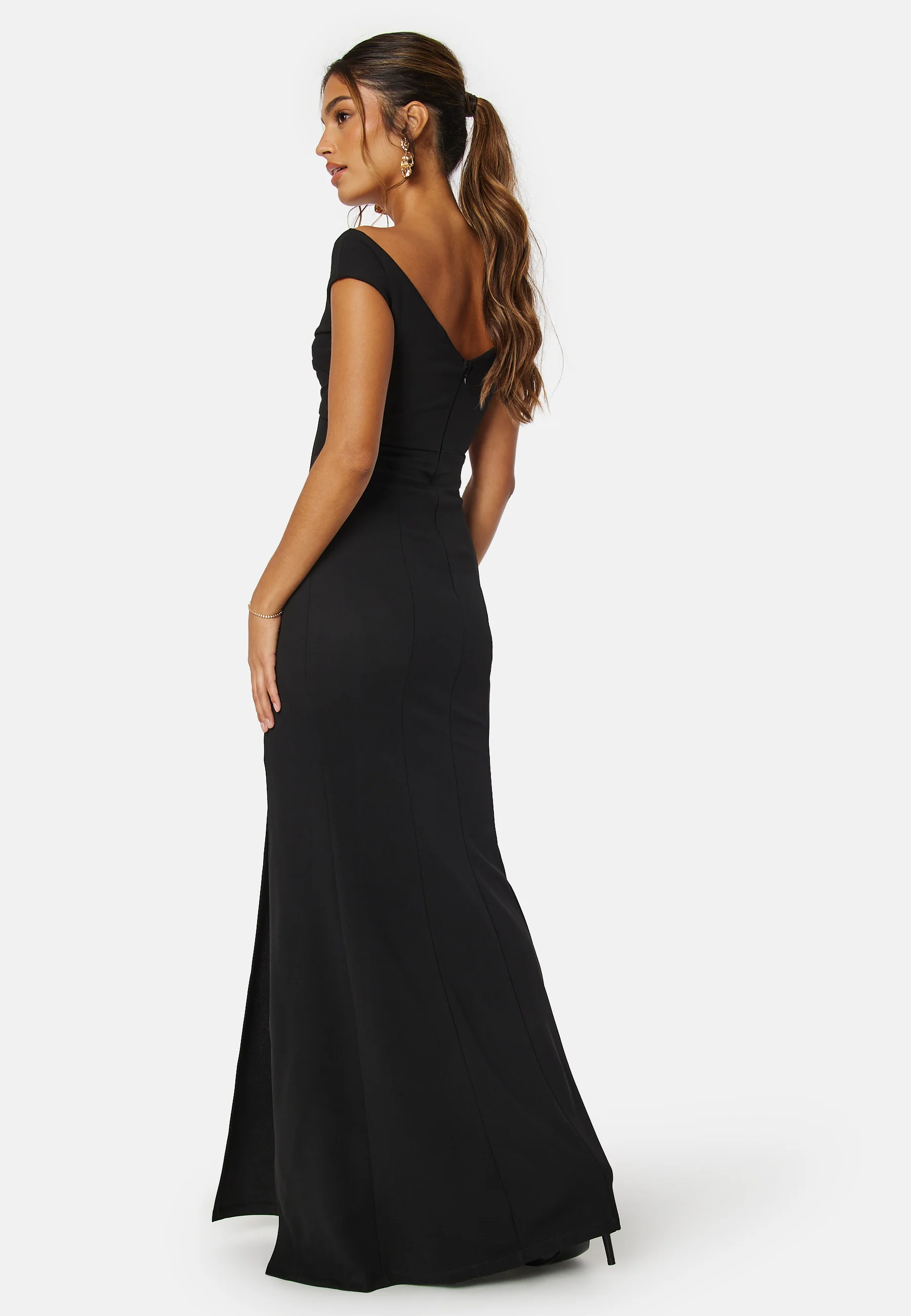 Twist Off Shoulder Gown - Image 2