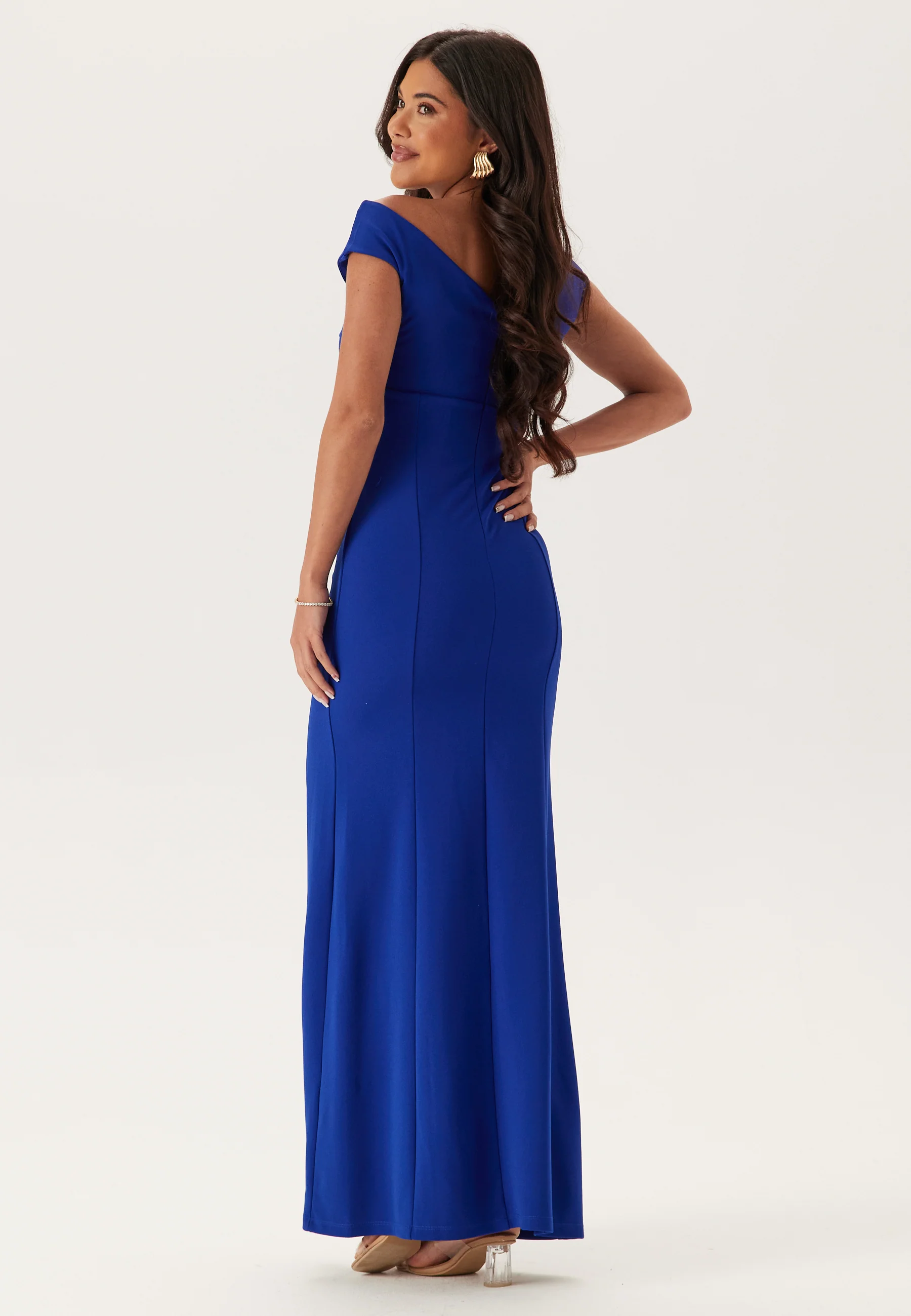 Twist Off Shoulder Gown - Image 3