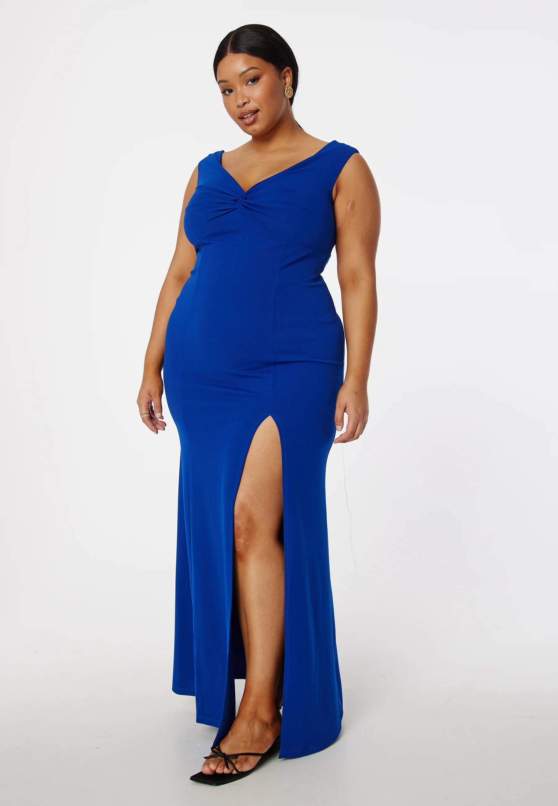 Twist Off Shoulder Gown - Image 6