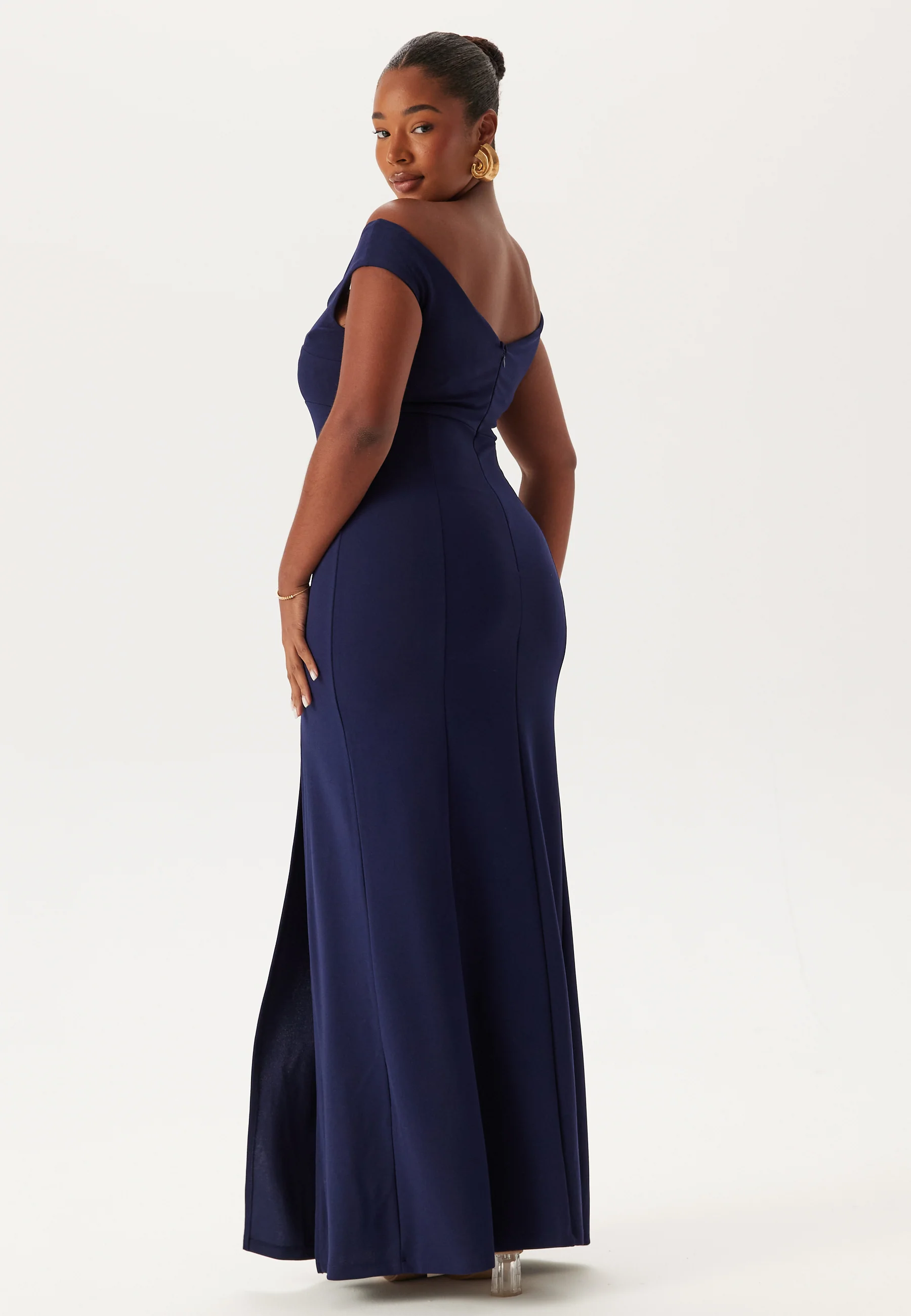 Twist Off Shoulder Gown - Image 5