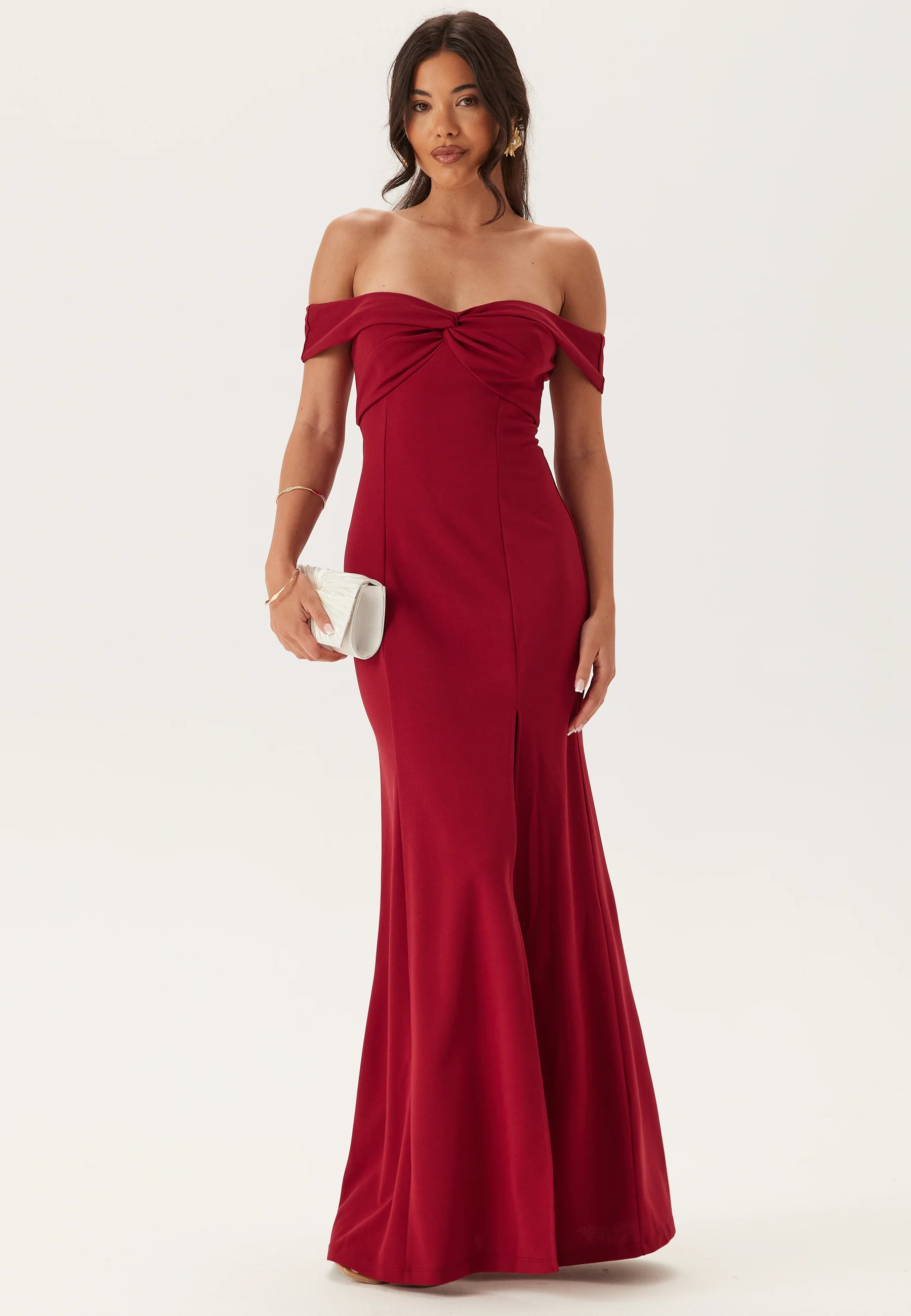 Twist Off Shoulder Gown - Image 5
