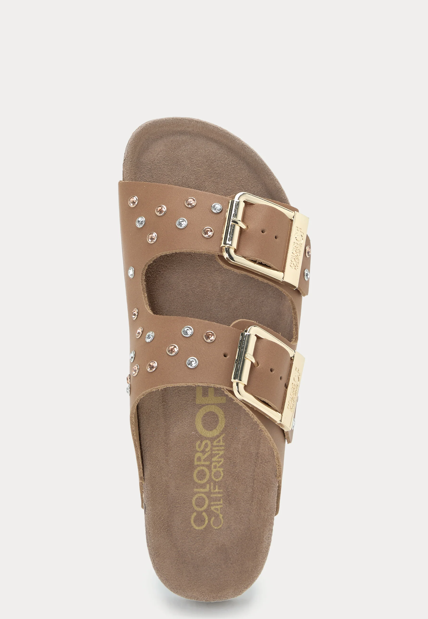Two Buckle Sandal Nubuck Stras - Image 5