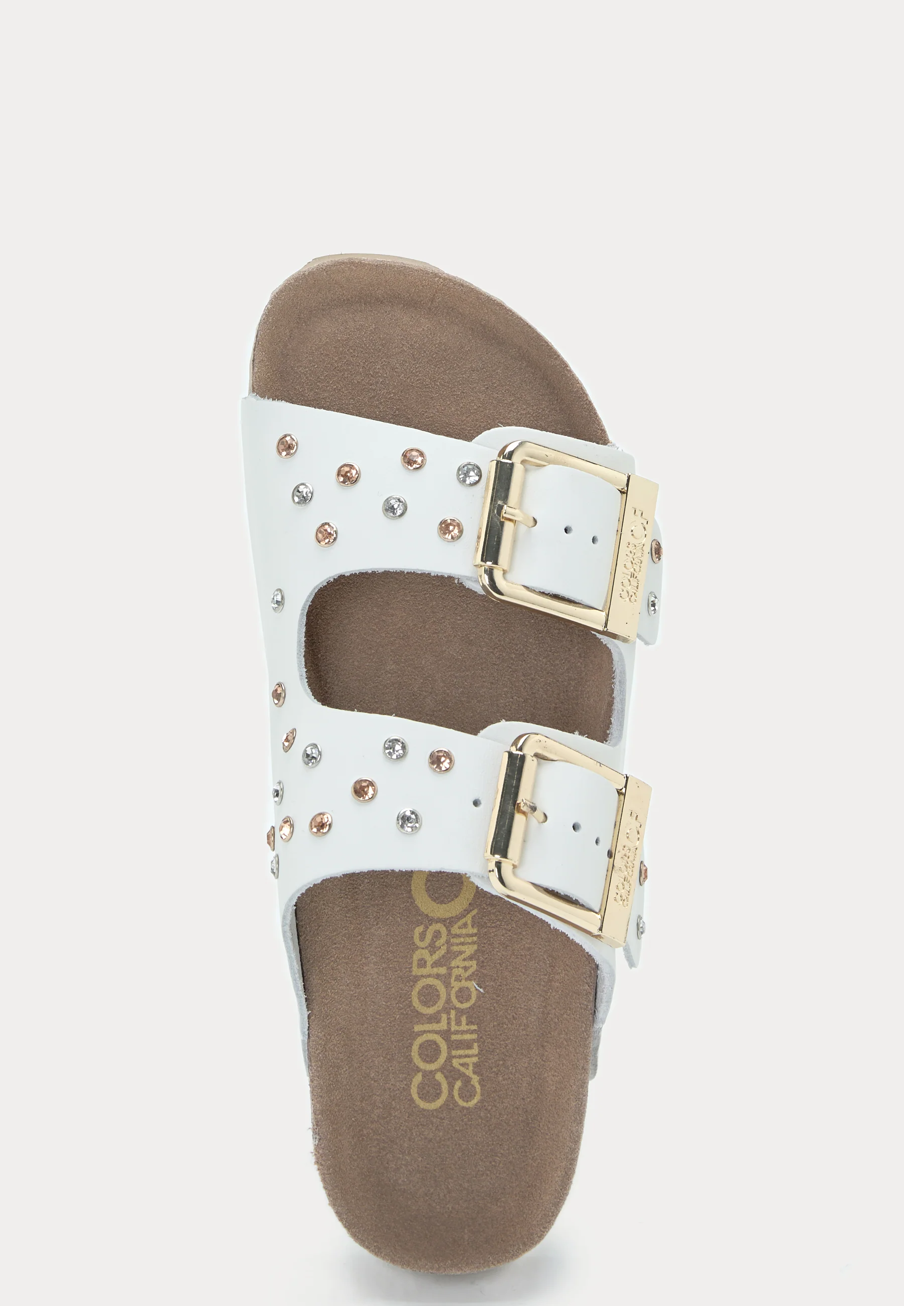 Two Buckle Sandal Nubuck Stras - Image 5