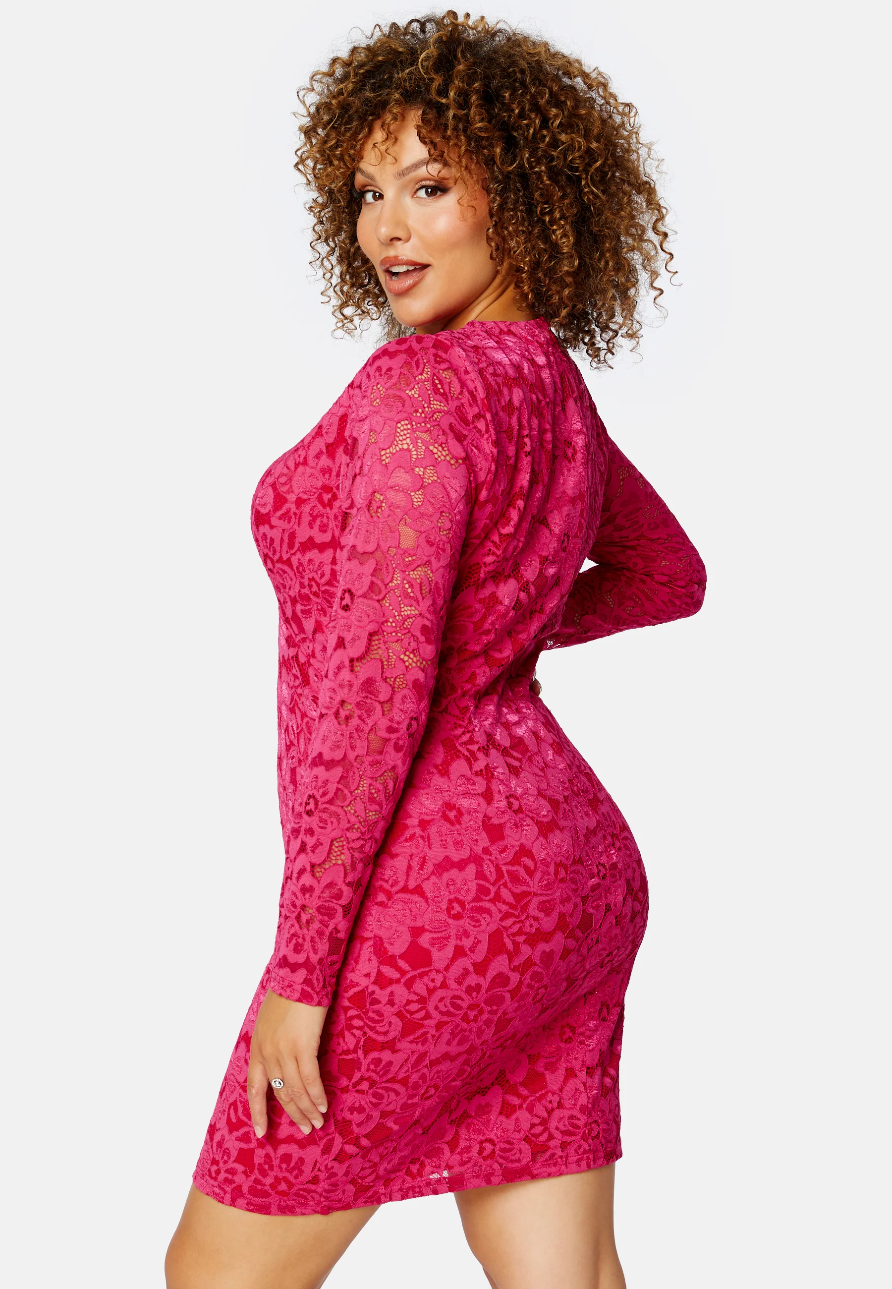 Two Tone Lace Dress - Image 14