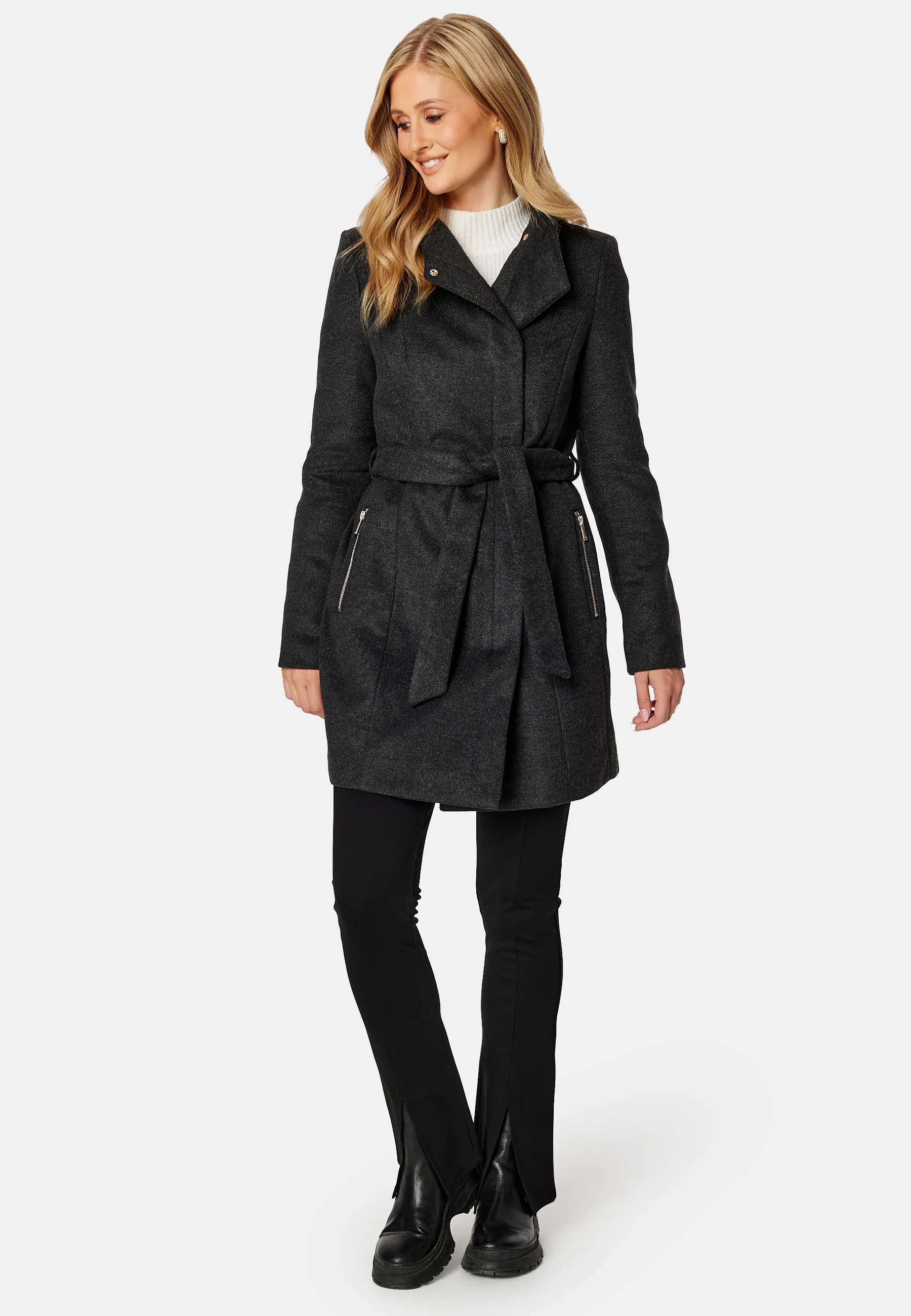 Twodope Belt 3/4 wool jacket - Image 2