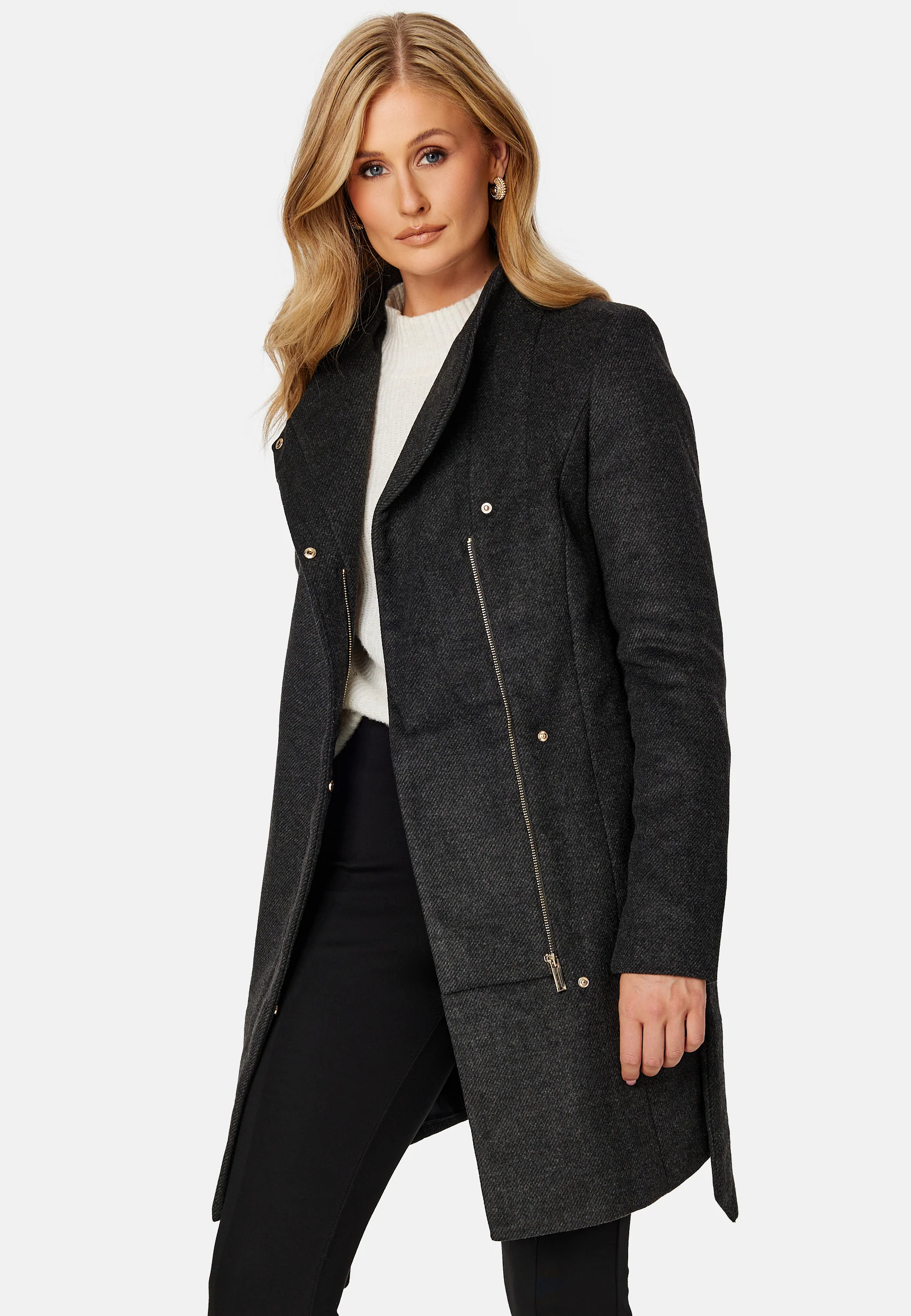 Twodope Belt 3/4 wool jacket - Image 3