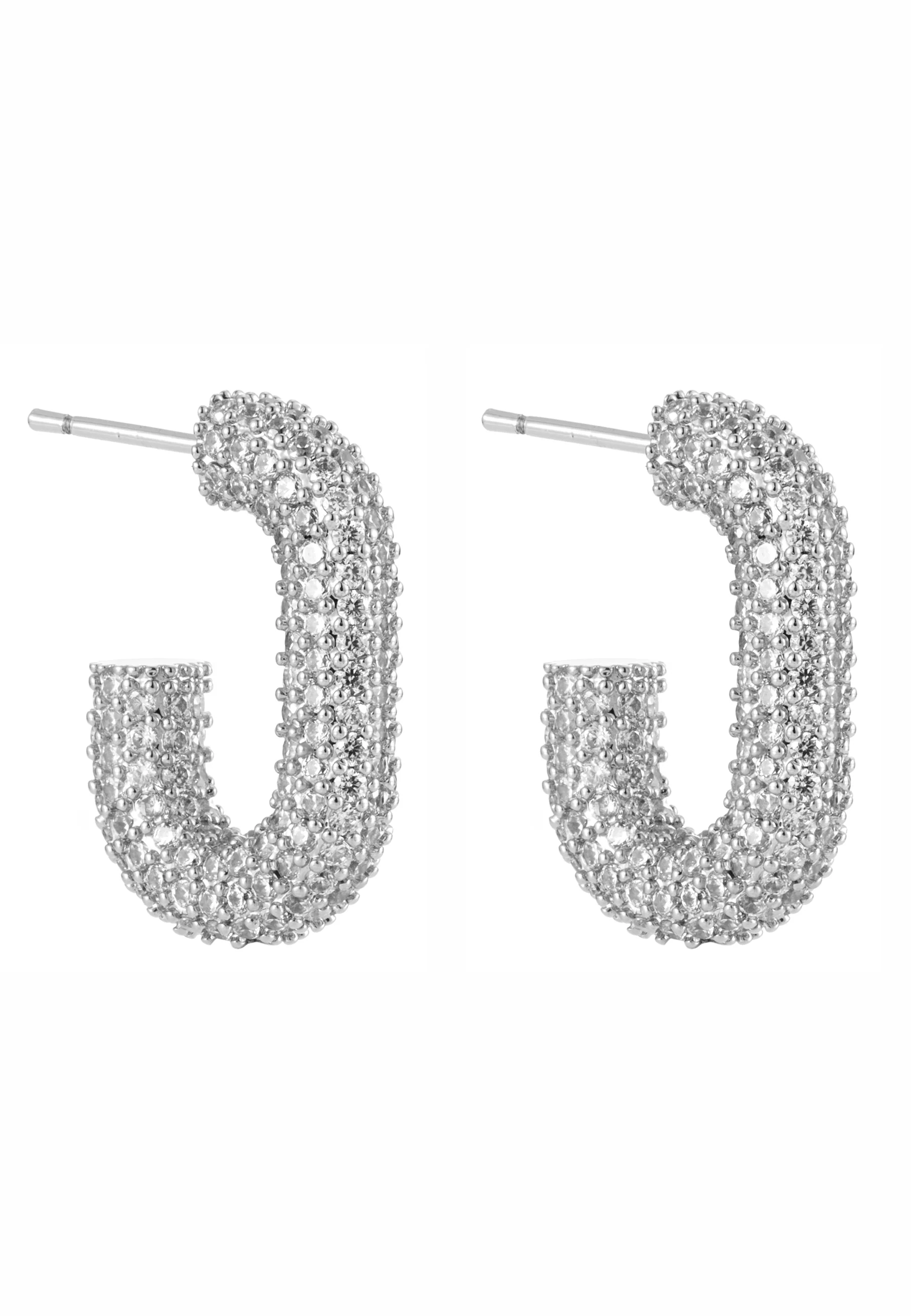 U Rock Crystal Earrings