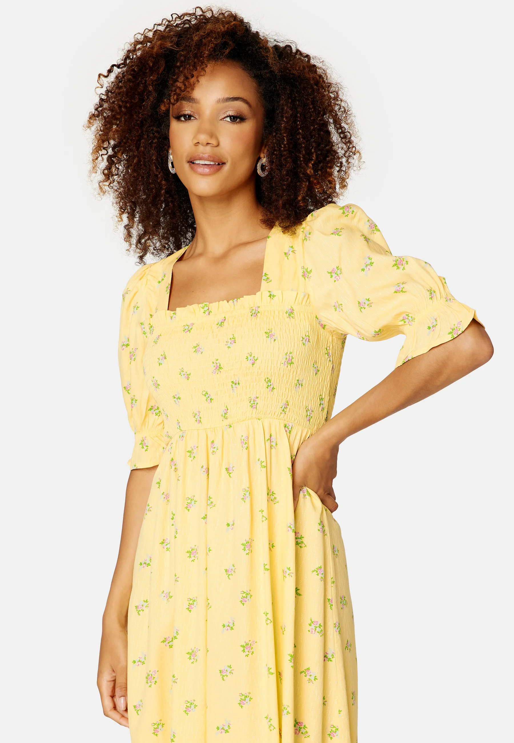 Ulrikke Smock Midi Dress - Image 3