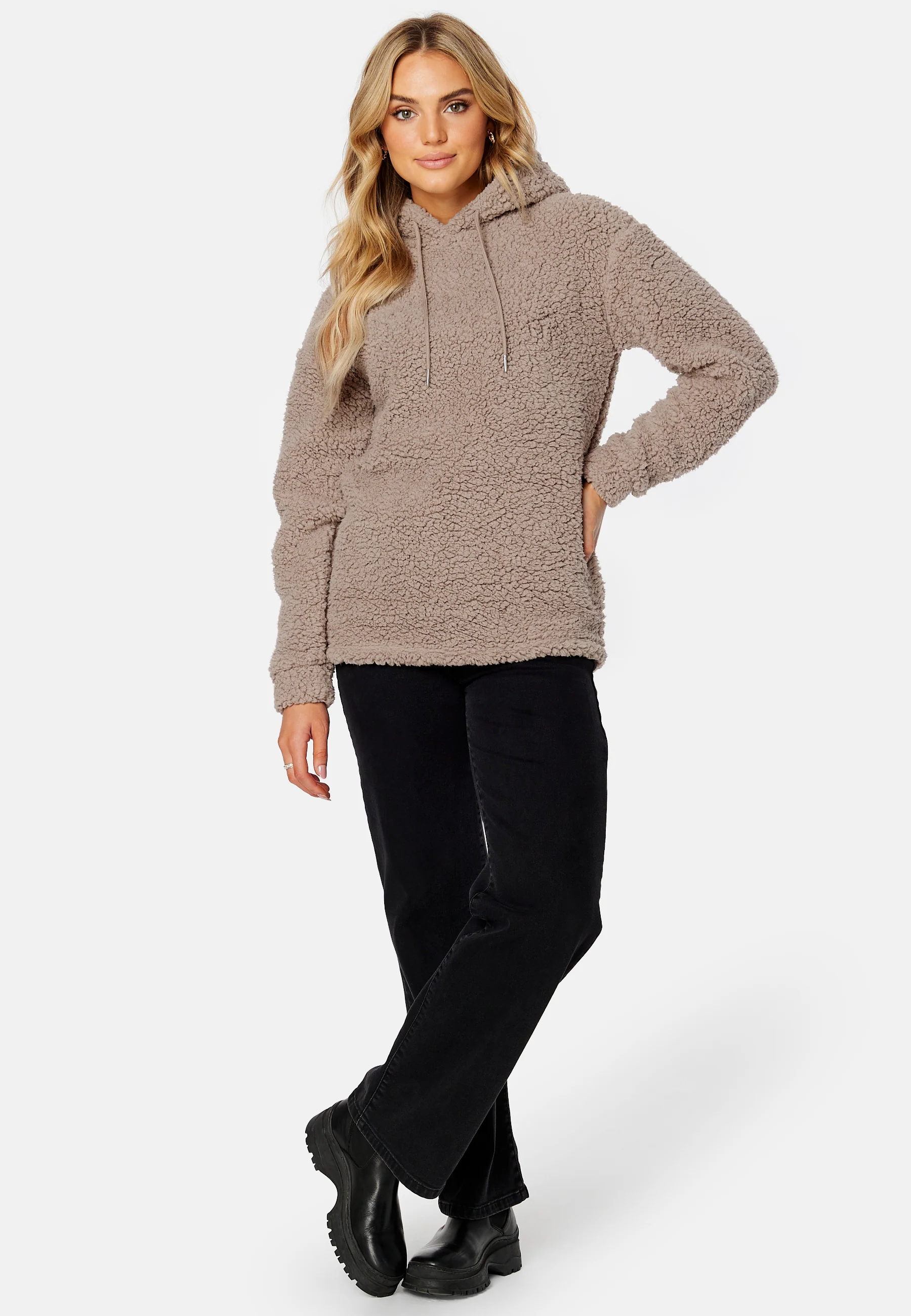 Una fluffy teddy hoodie - Image 2