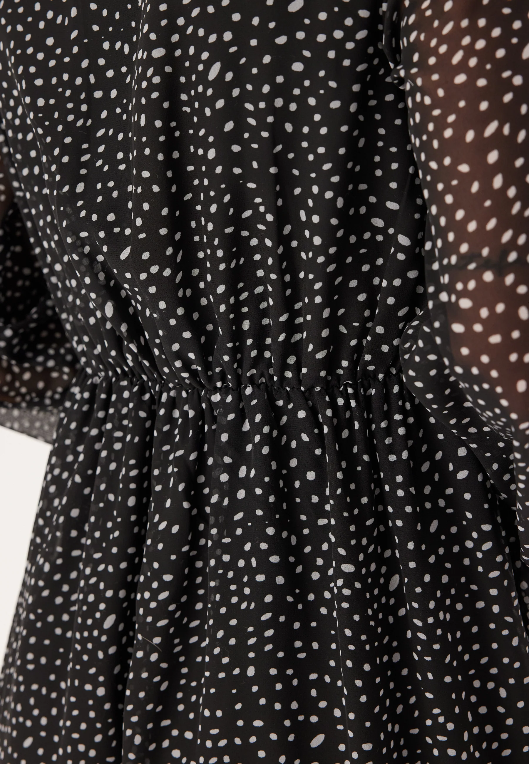 V-Neck Frill Dress - Image 4